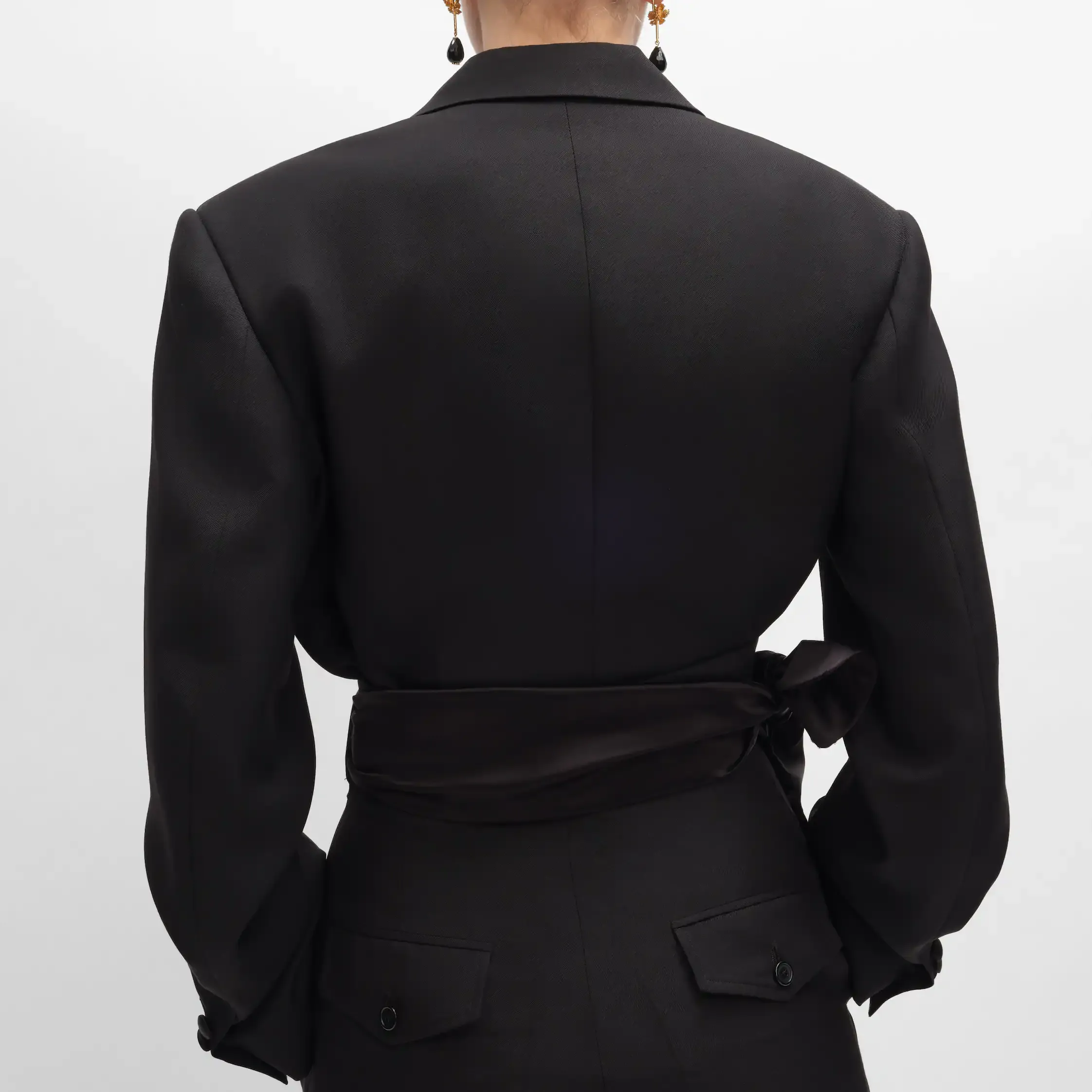 spencer tux jacket IN wool gabardine