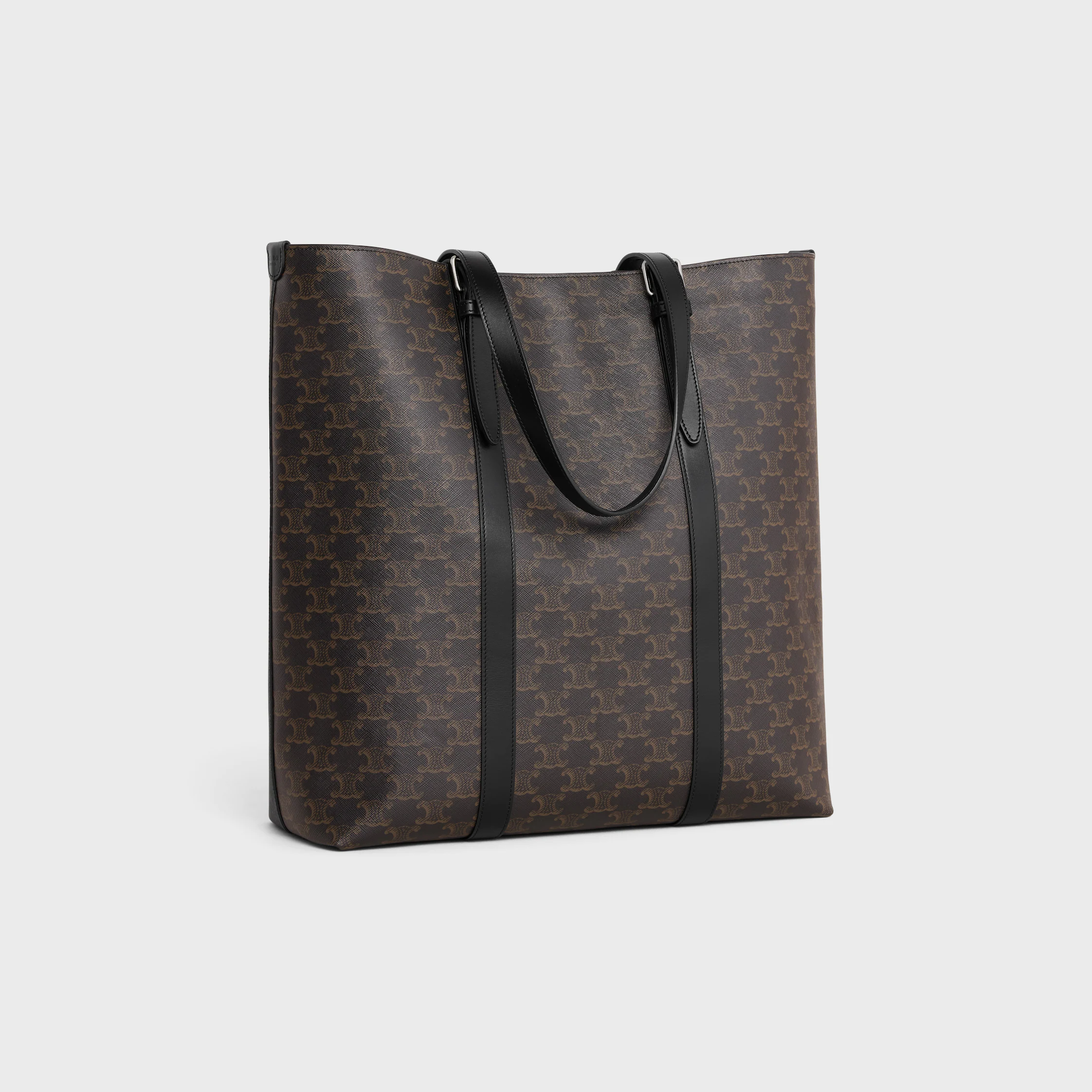 CABAS WITH BUCKLE in TRIOMPHE CANVAS AND CALFSKIN