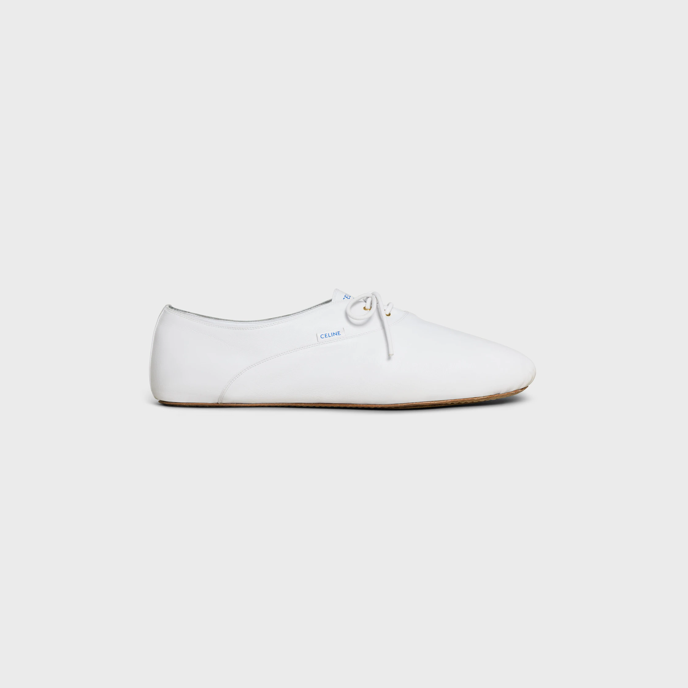 BALLET LACE-UP SHOE IN LAMBSKIN