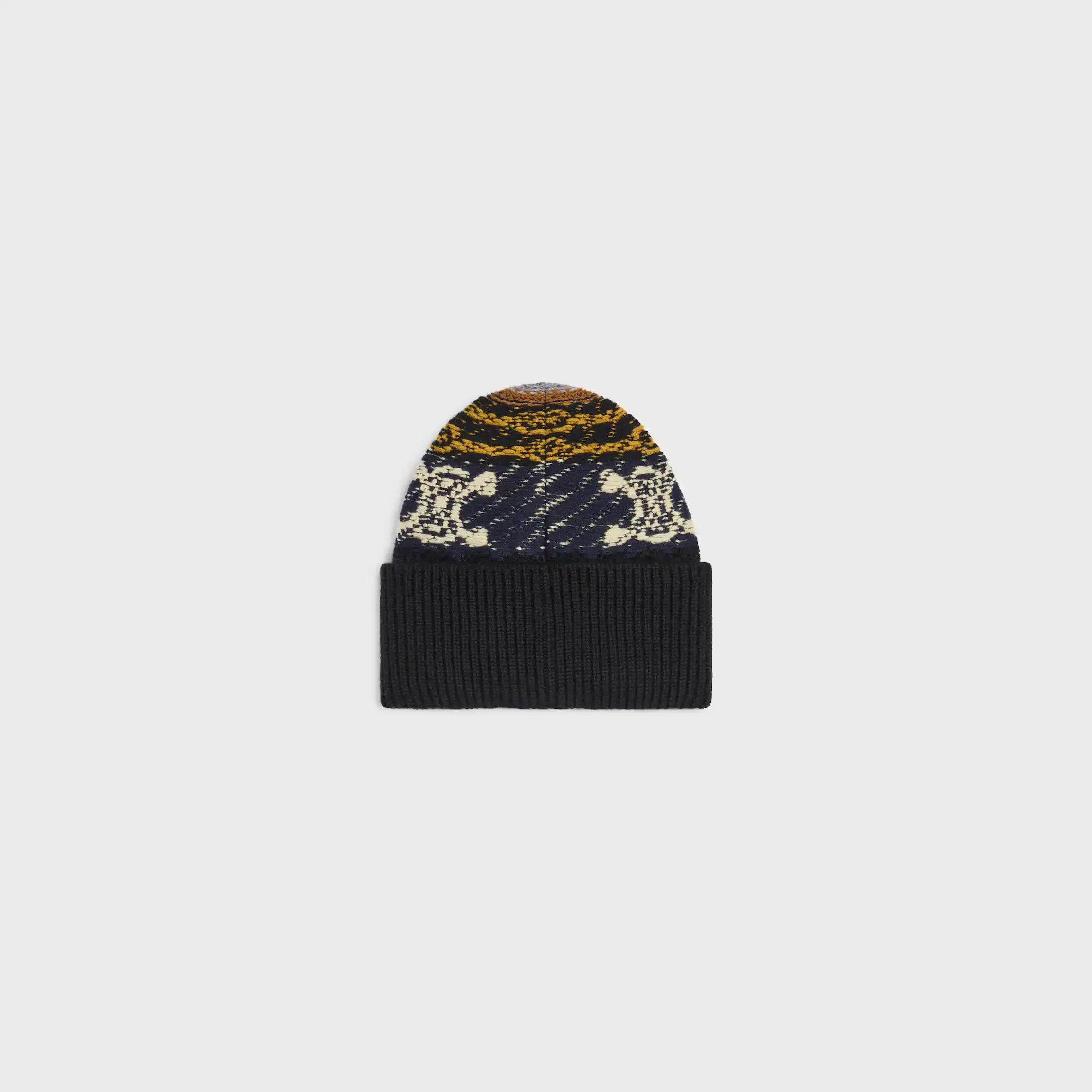 beanie IN jacquard cashmere