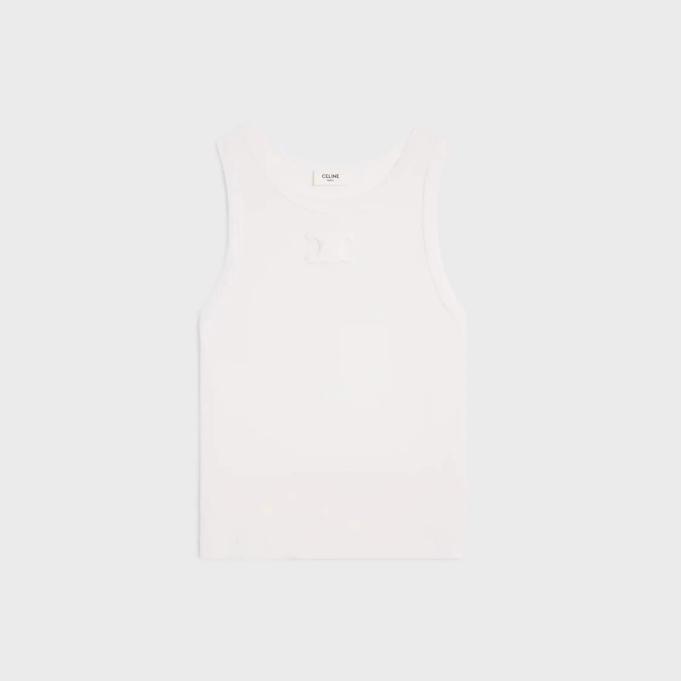 triomphe tank top IN ribbed cotton