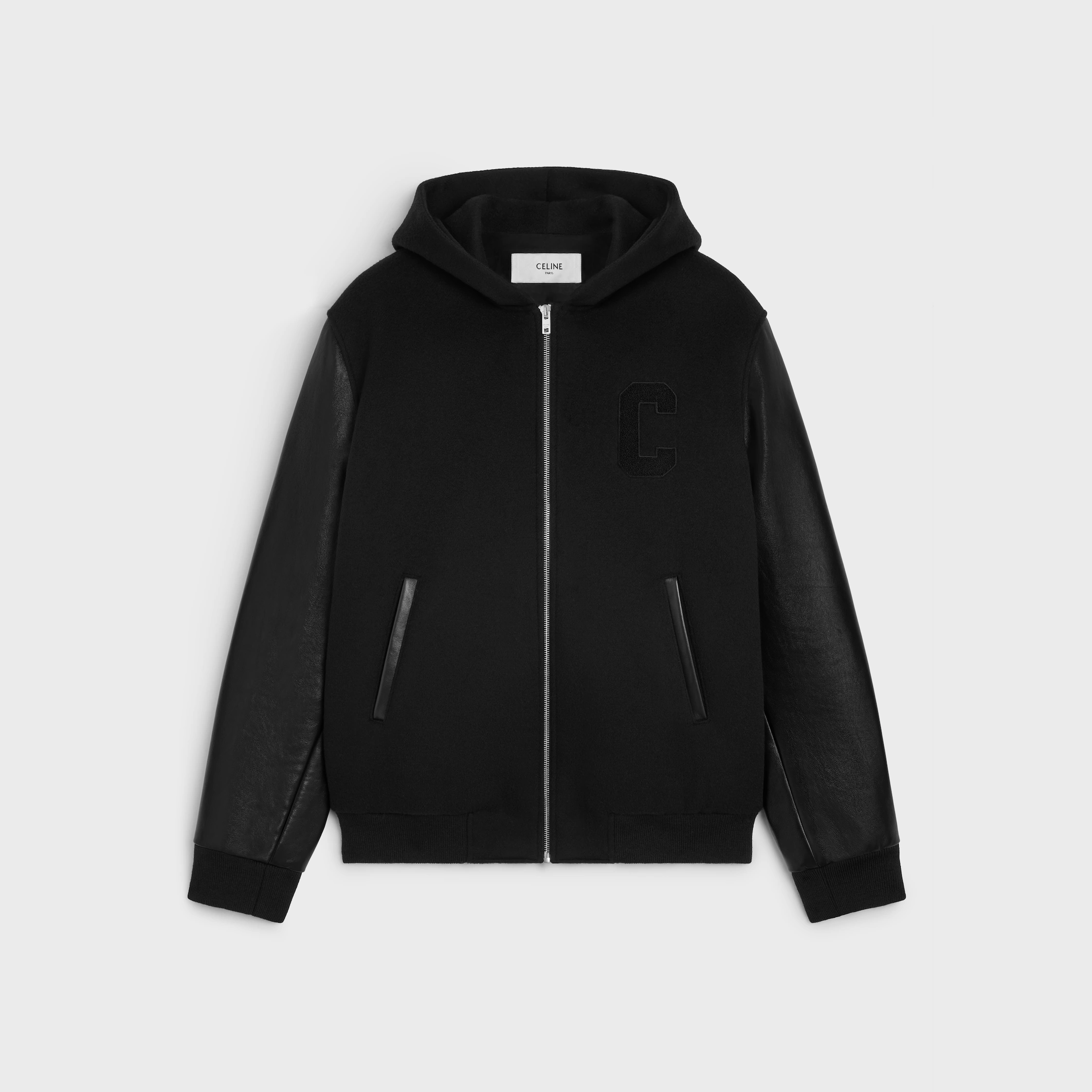 TEDDY JACKET IN DOUBLE-FACE WOOL