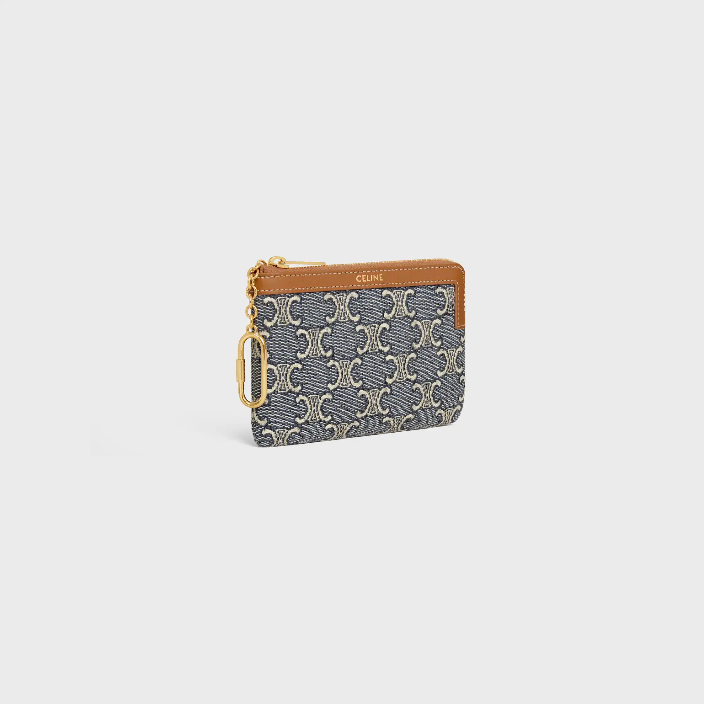 Coin Purse IN JACQAURD TRIOMPHE ALL OVER