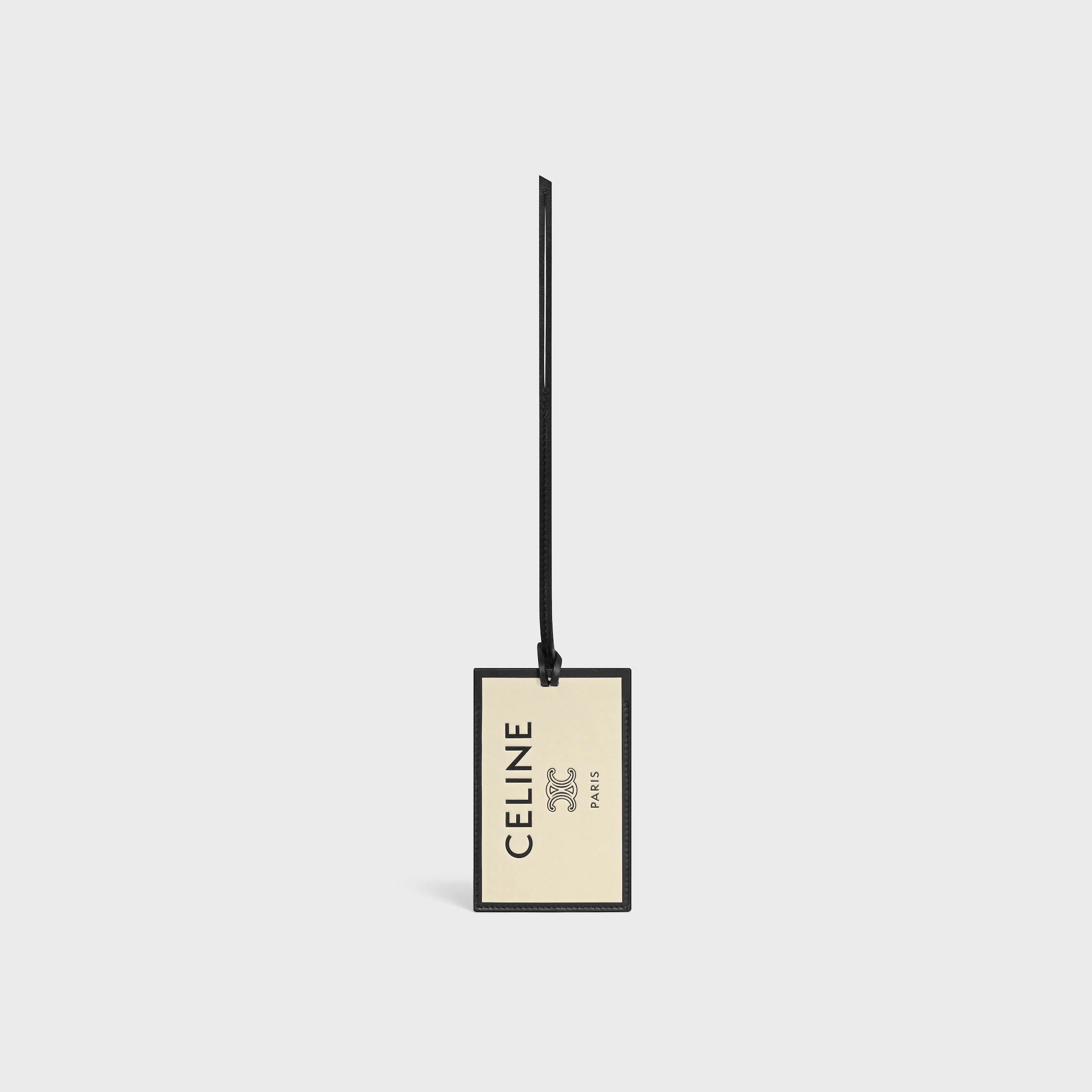 LUGGAGE TAG IN SMOOTH LAMBSKIN