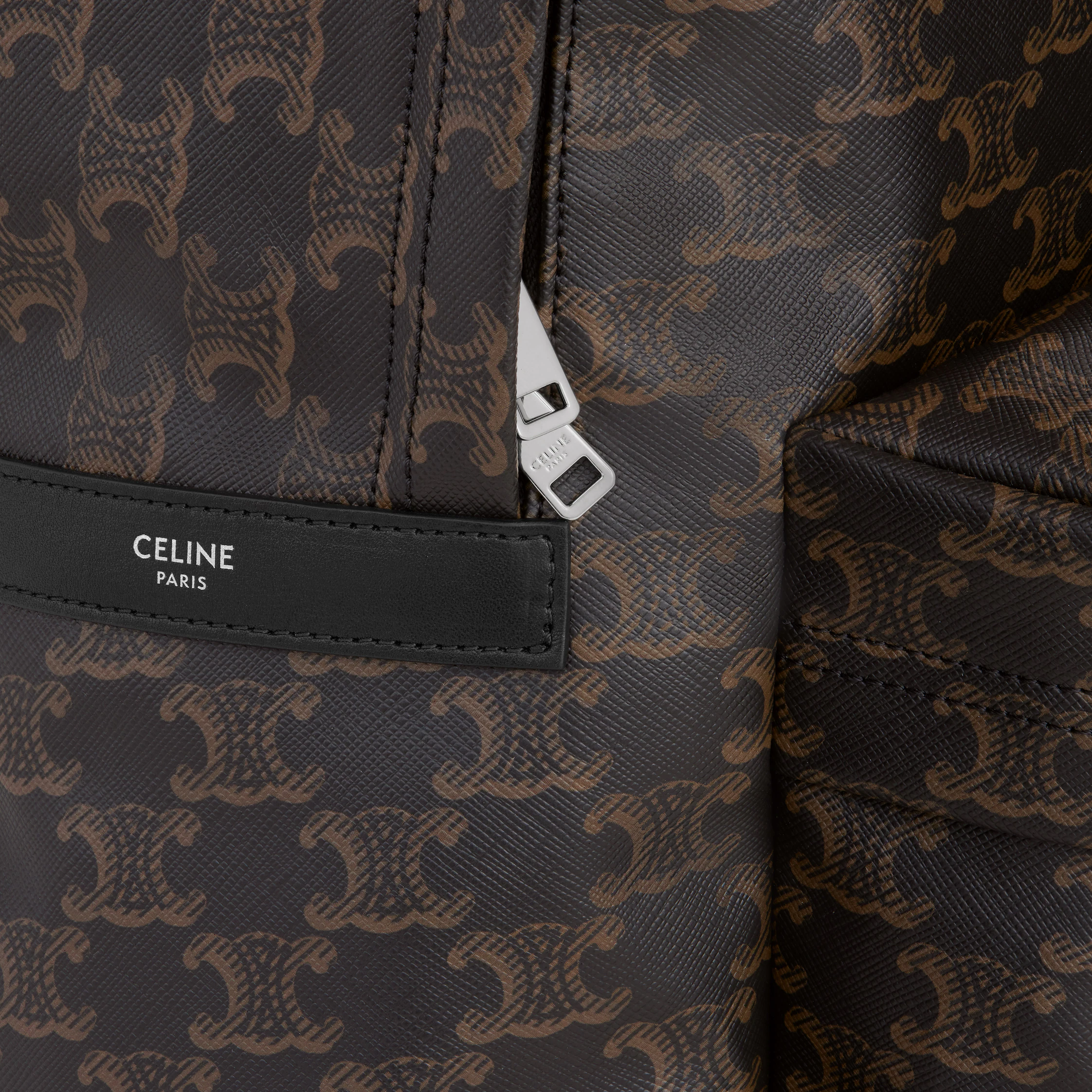 Medium Backpack IN Triomphe Canvas and Calfskin