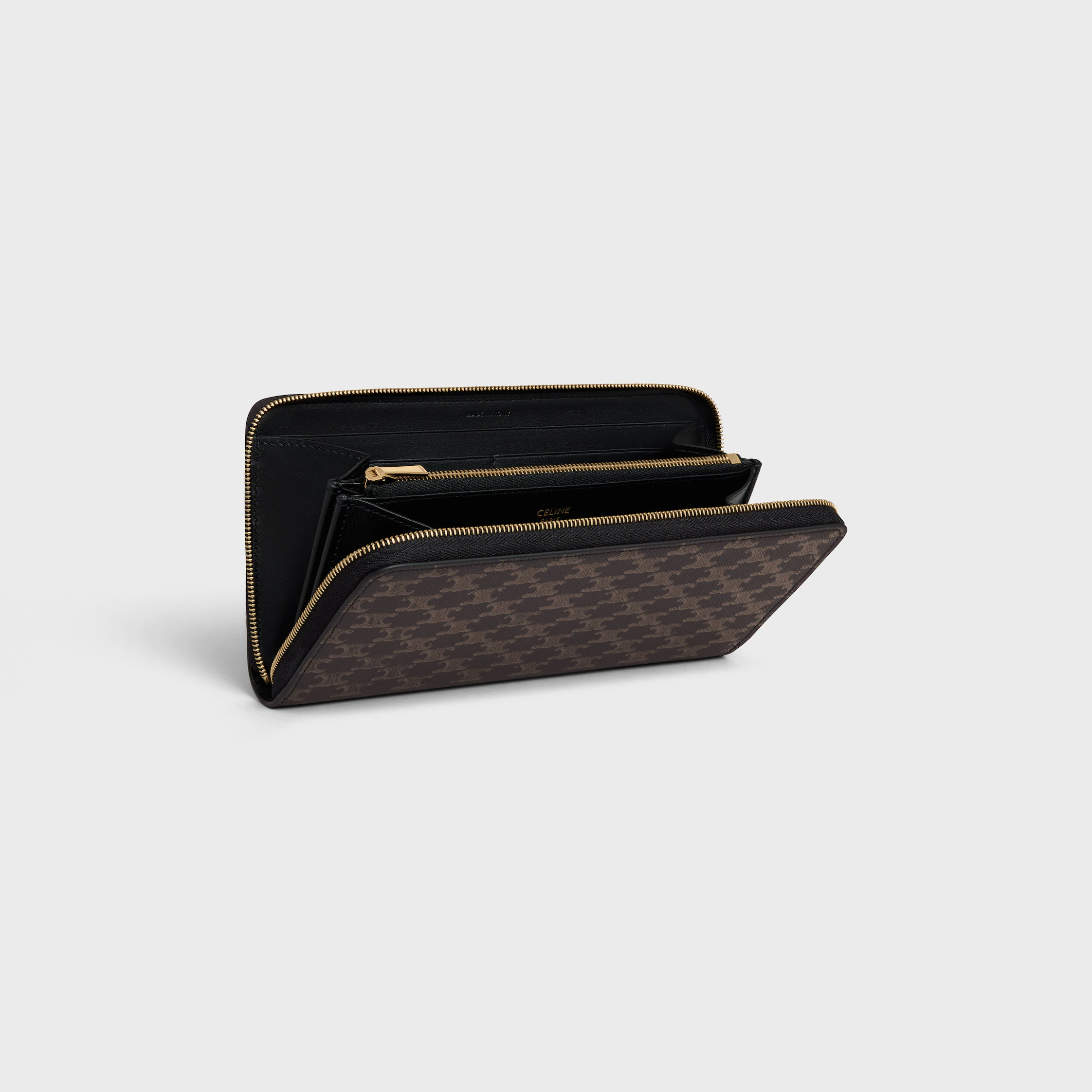 Large zipped wallet IN Triomphe Canvas