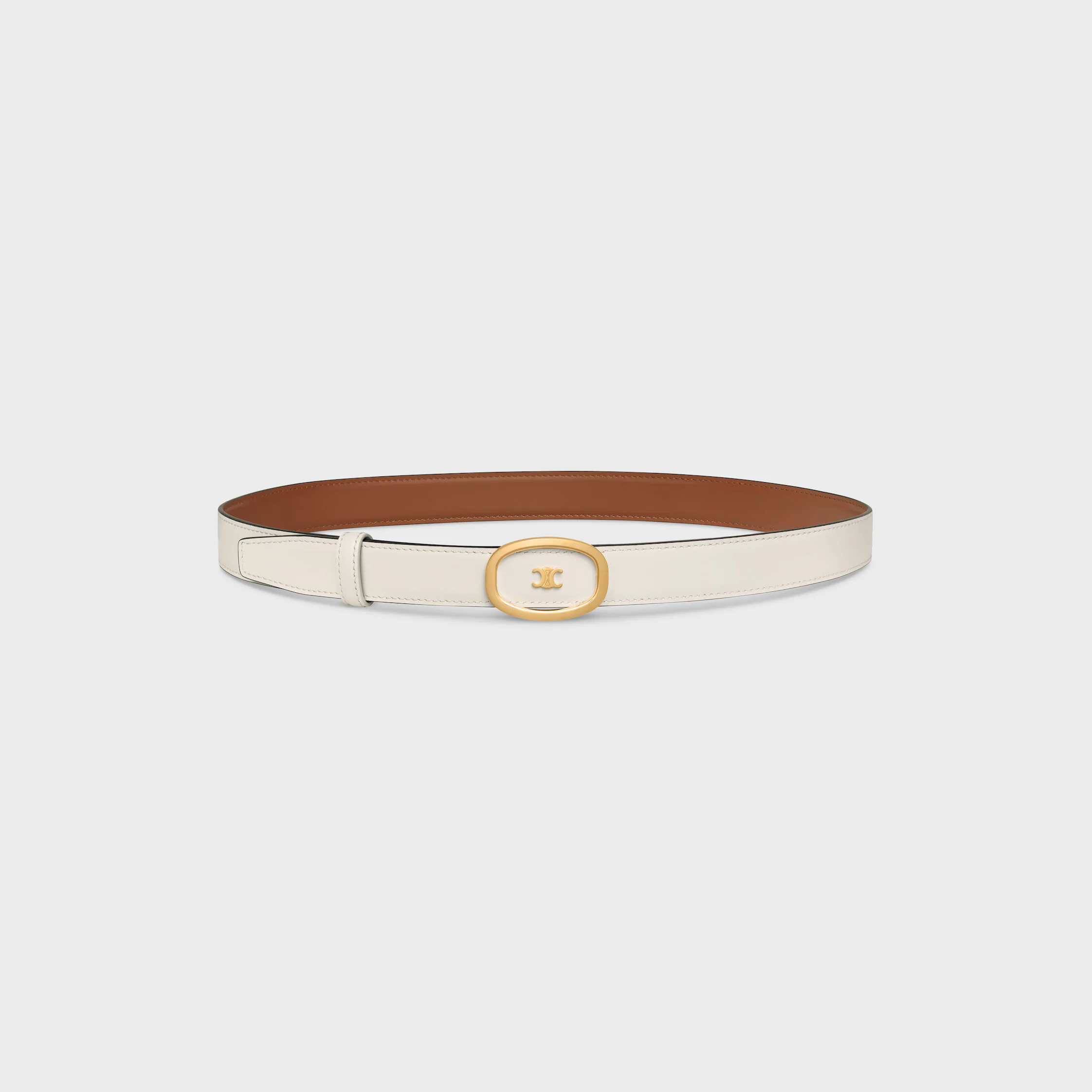 Medium 25MM Reversible Celine Alix Belt IN TAURILLON
