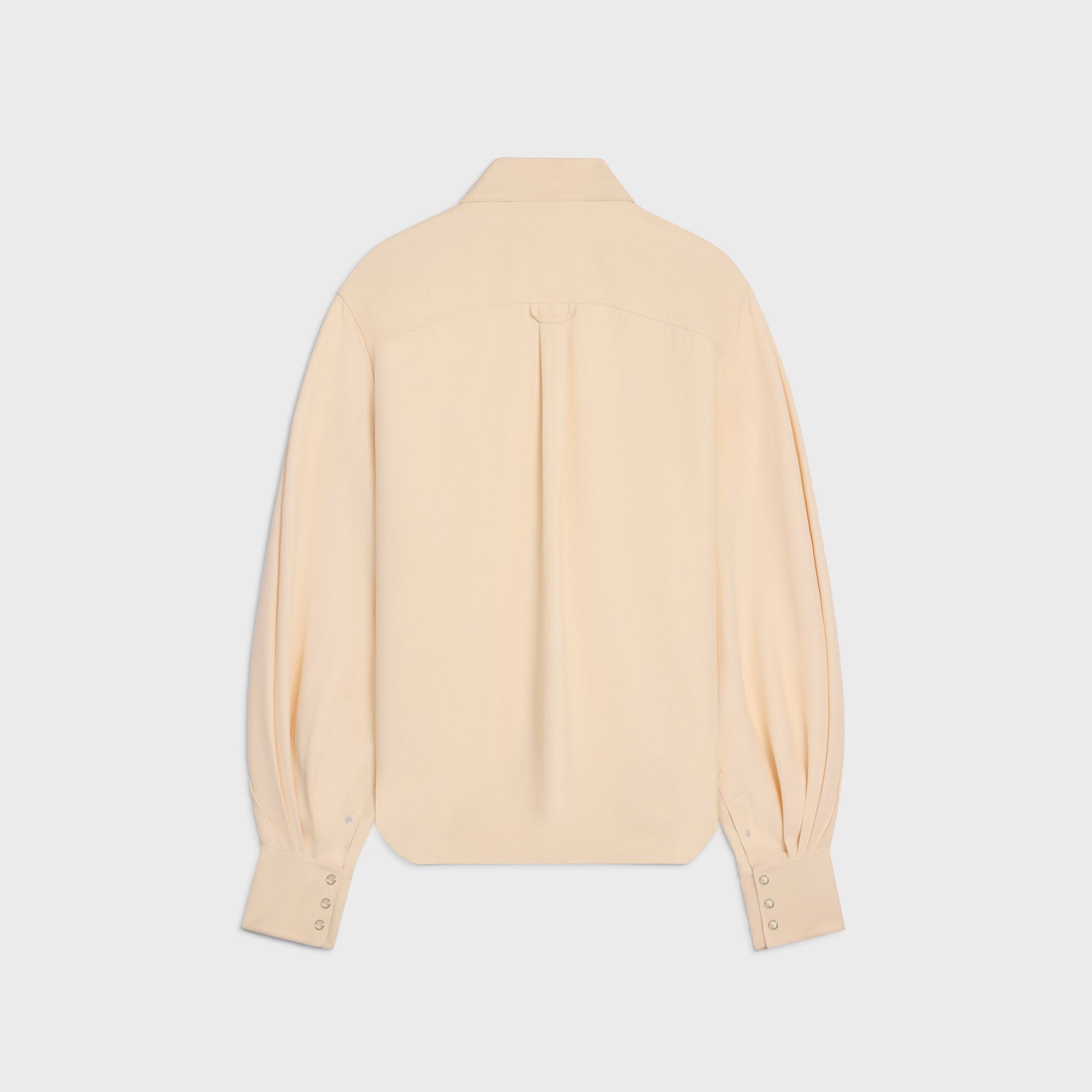 shirt IN viscose and silk cady