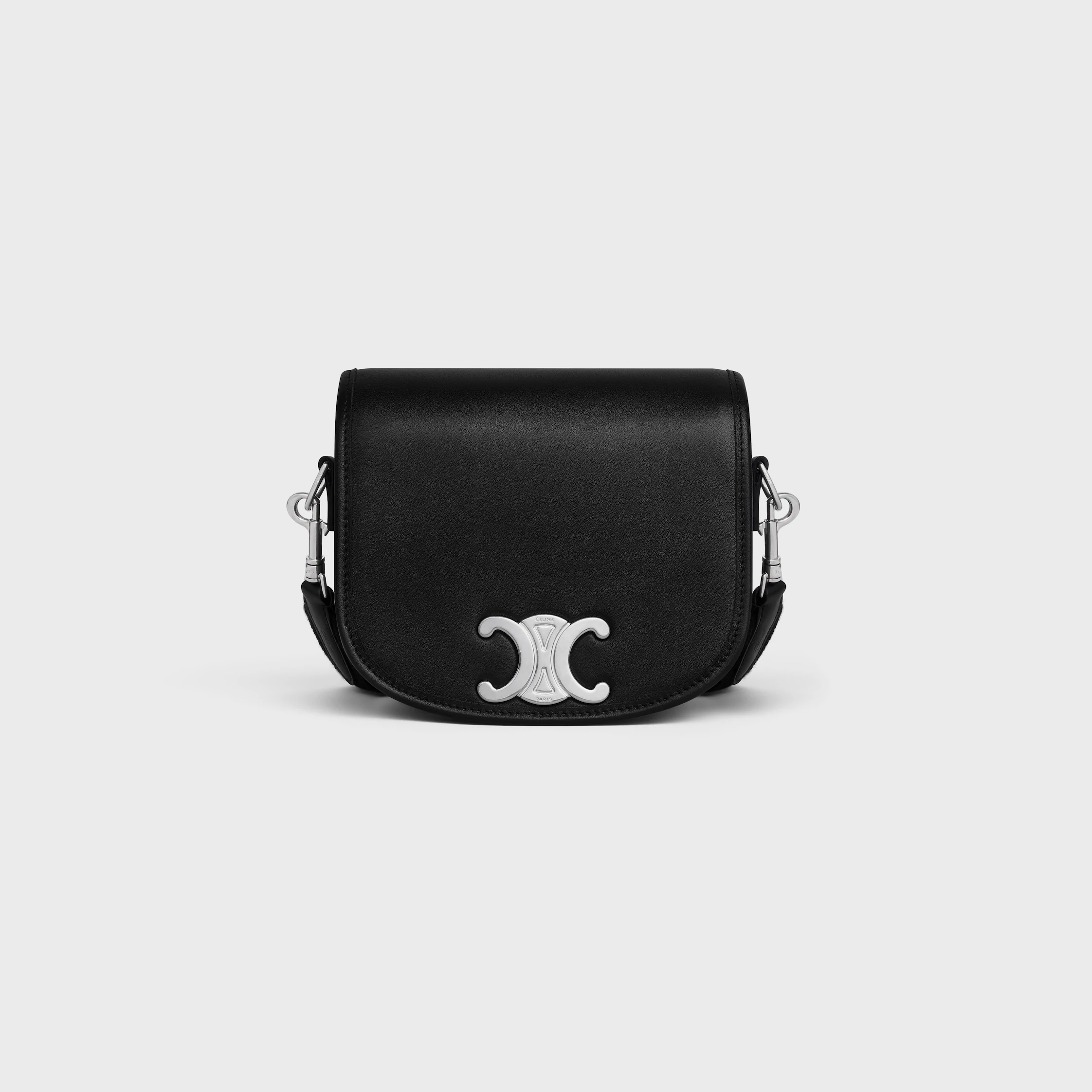 SMALL BESACE STRAP TRIOMPHE IN SUPPLE CALFSKIN
