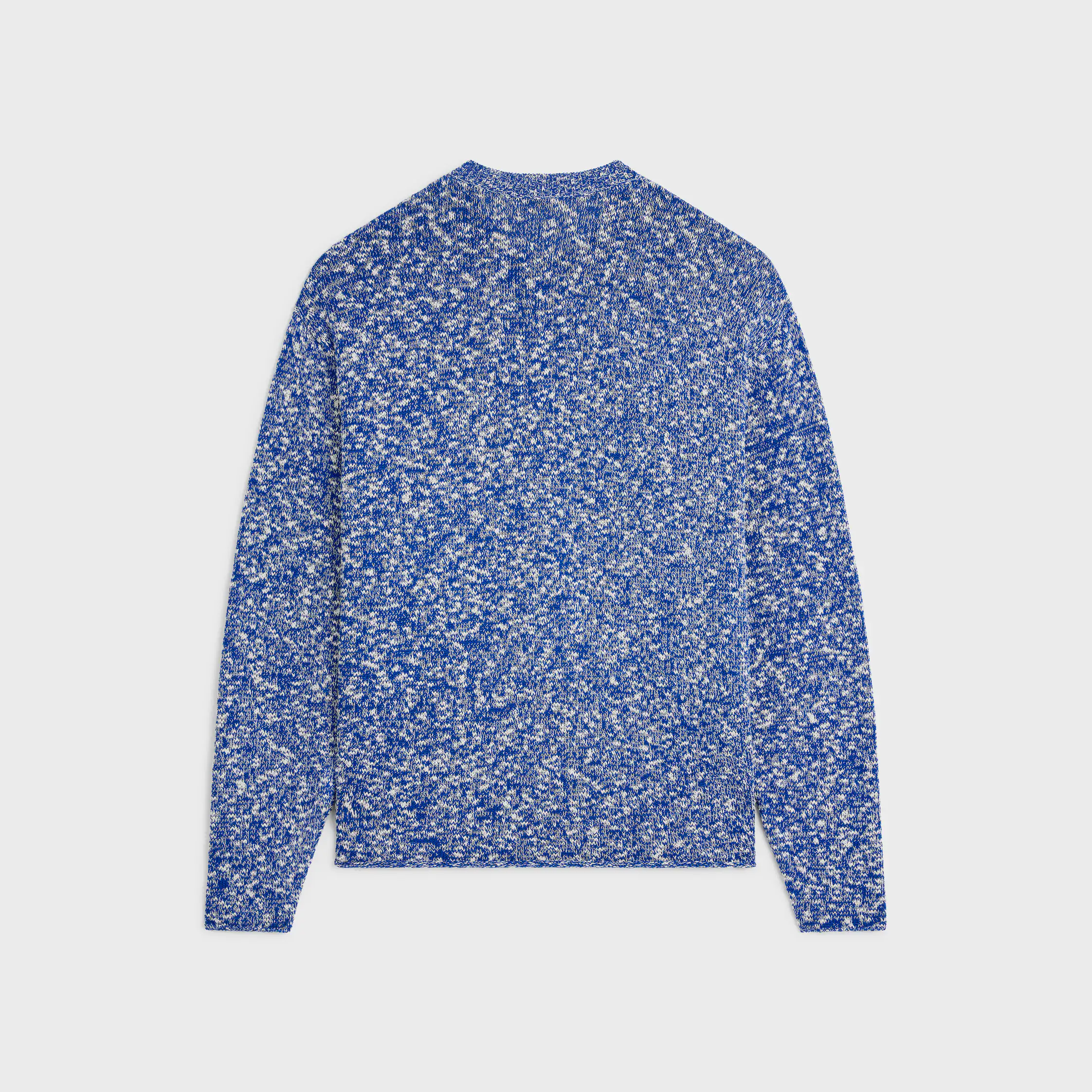 oversized crewneck sweater IN mouline cotton