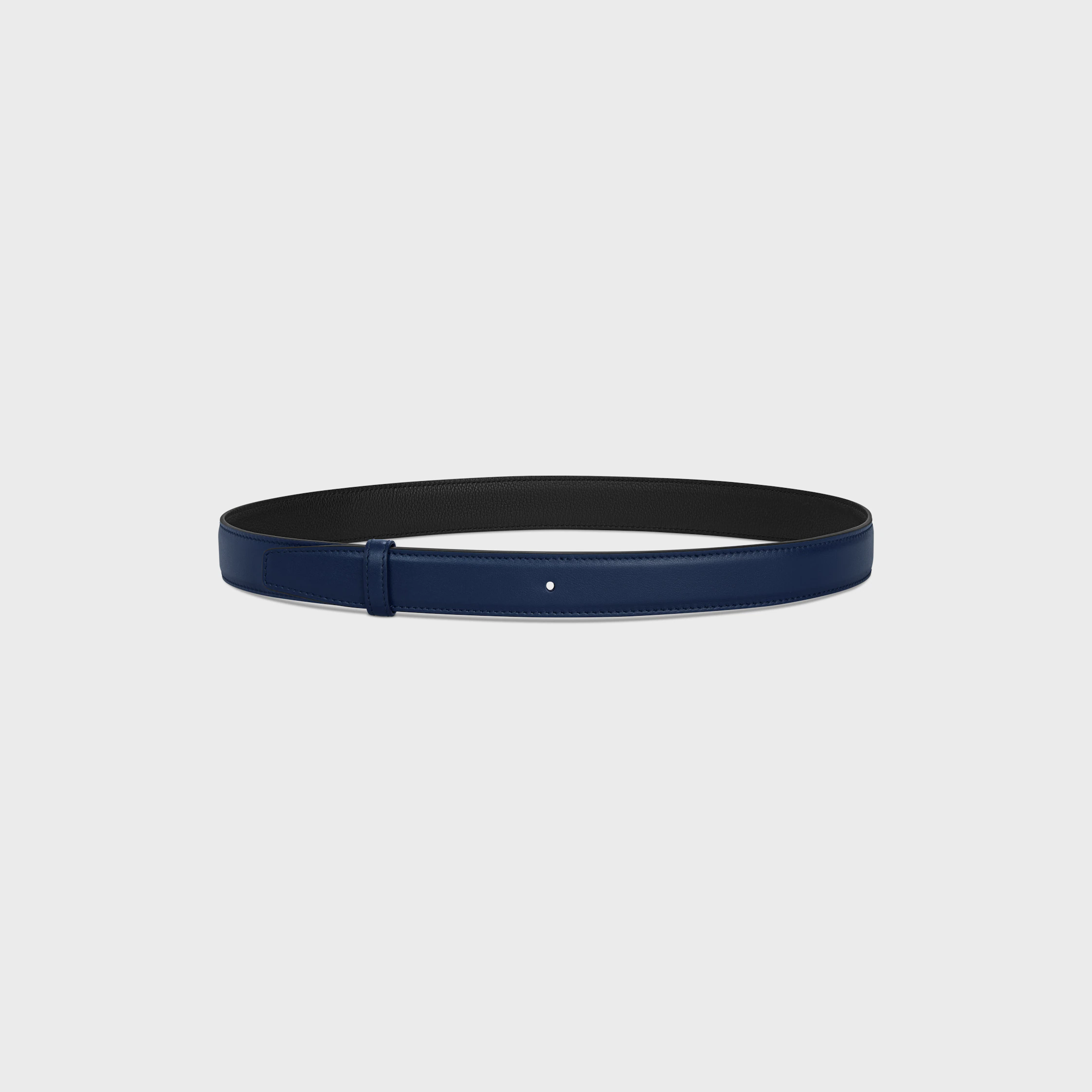 Reversible Strap 25MM IN Smooth and Grained Calfskin