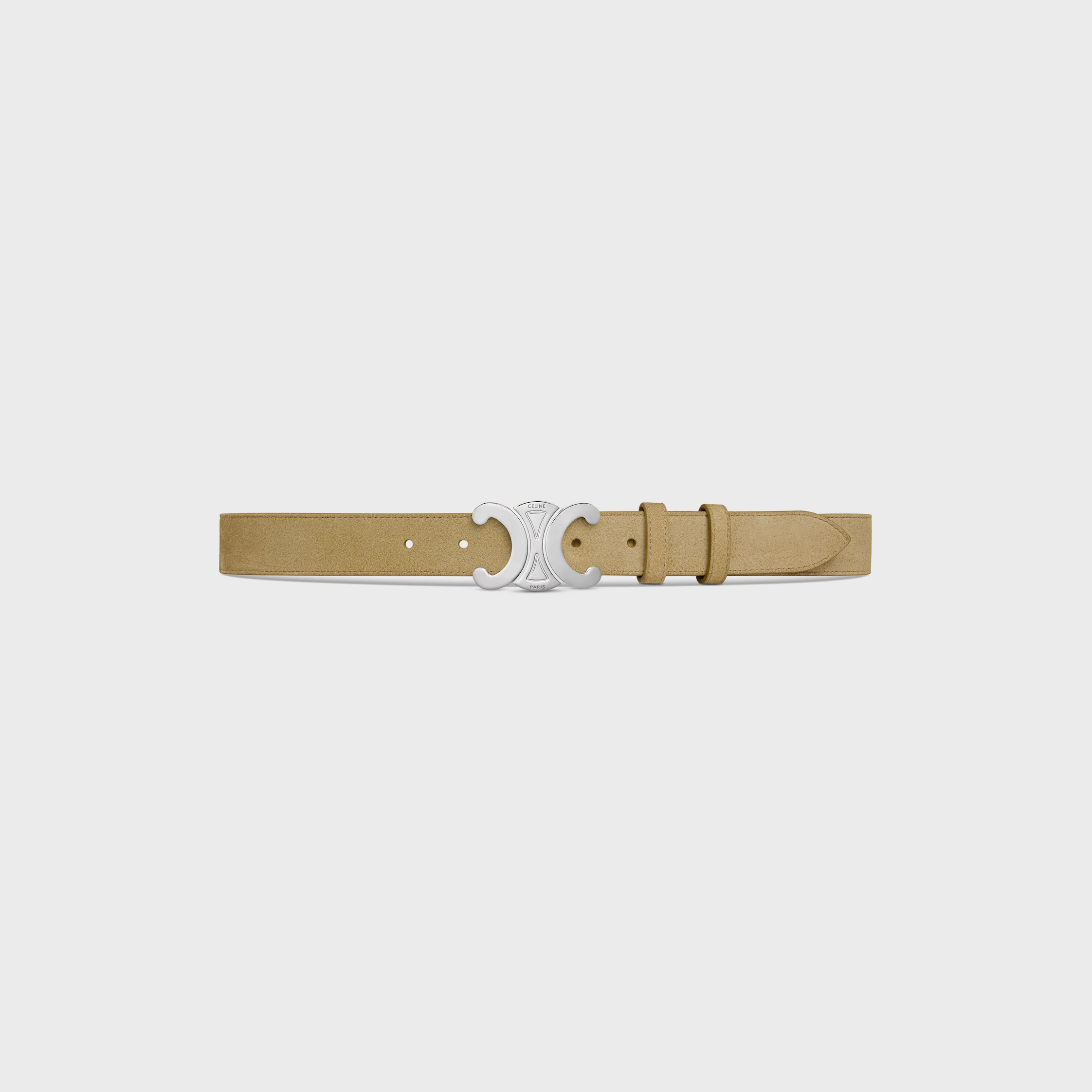 Triomphe Belt 30MM IN Suede Calfskin