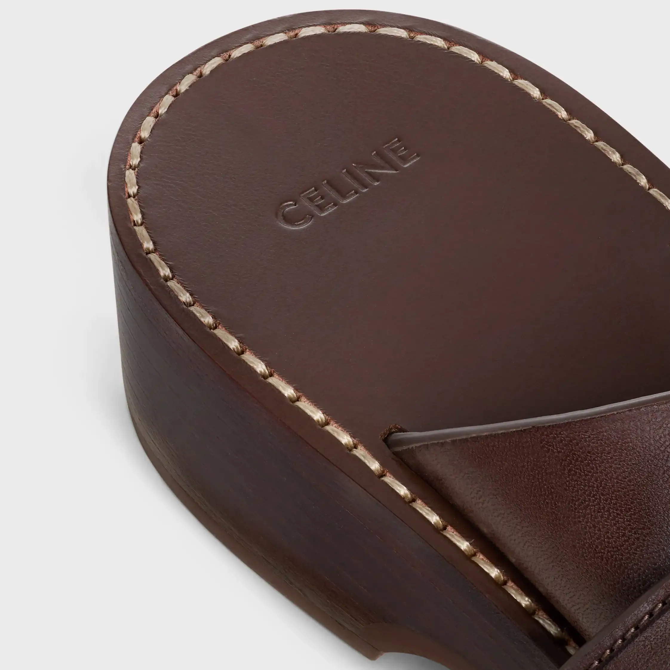 CLEO - DOUBLE STRAP SANDAL IN Calfskin - Vegetal Tanning