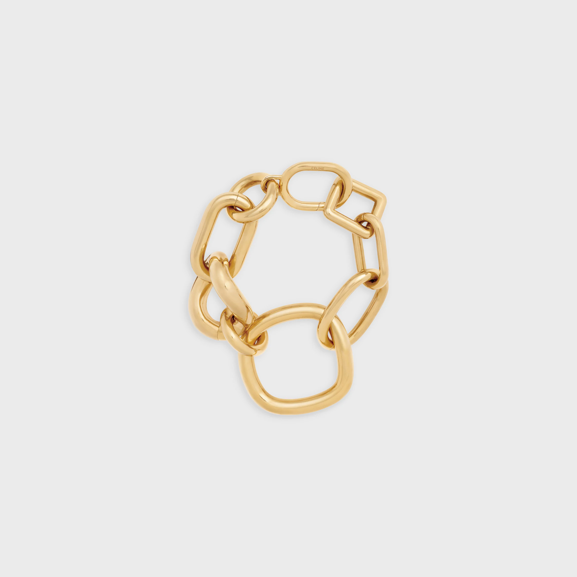 CHARMS MODERN CHUNKY GOURMETTE IN BRASS WITH GOLD FINISH