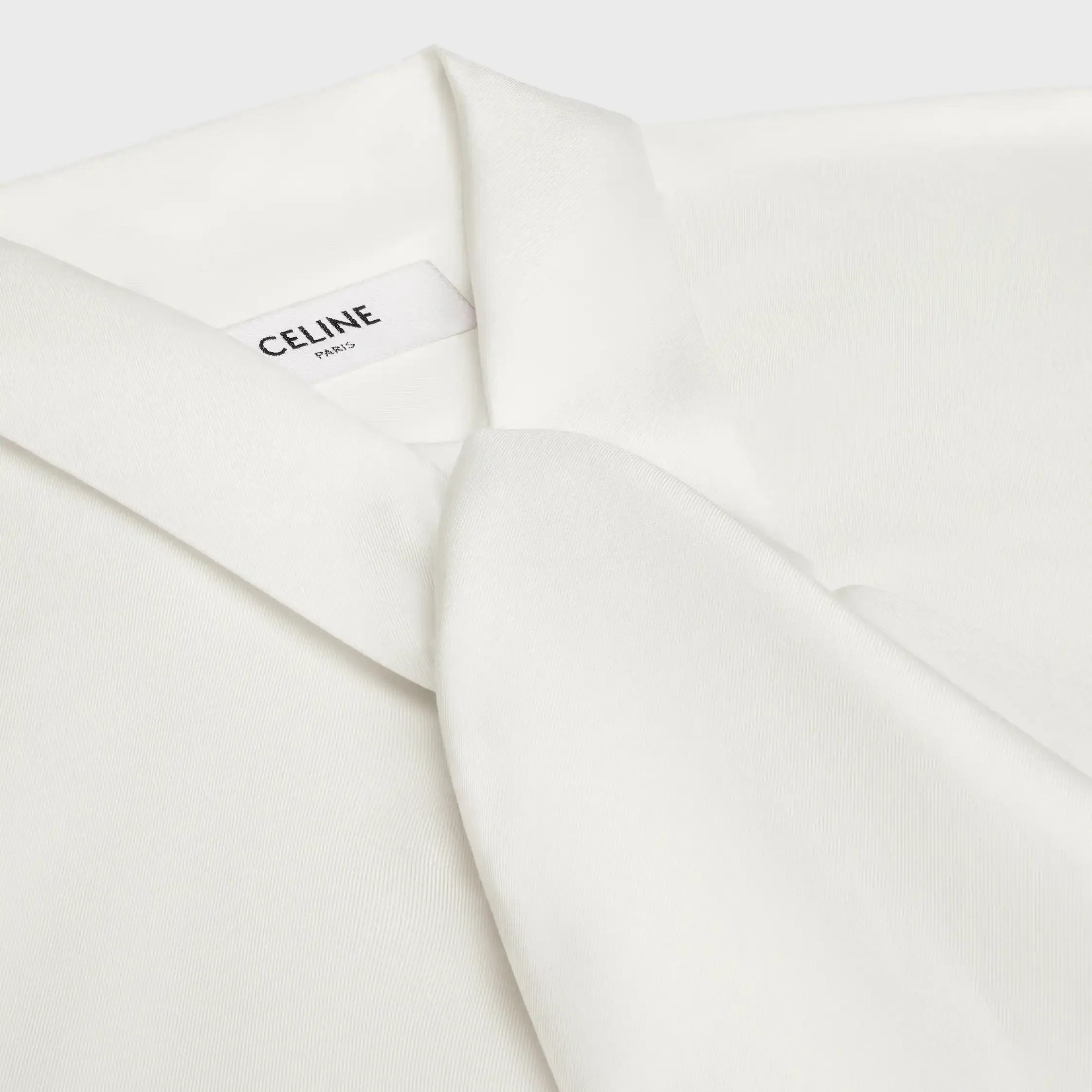 lavalliere shirt IN silk twill