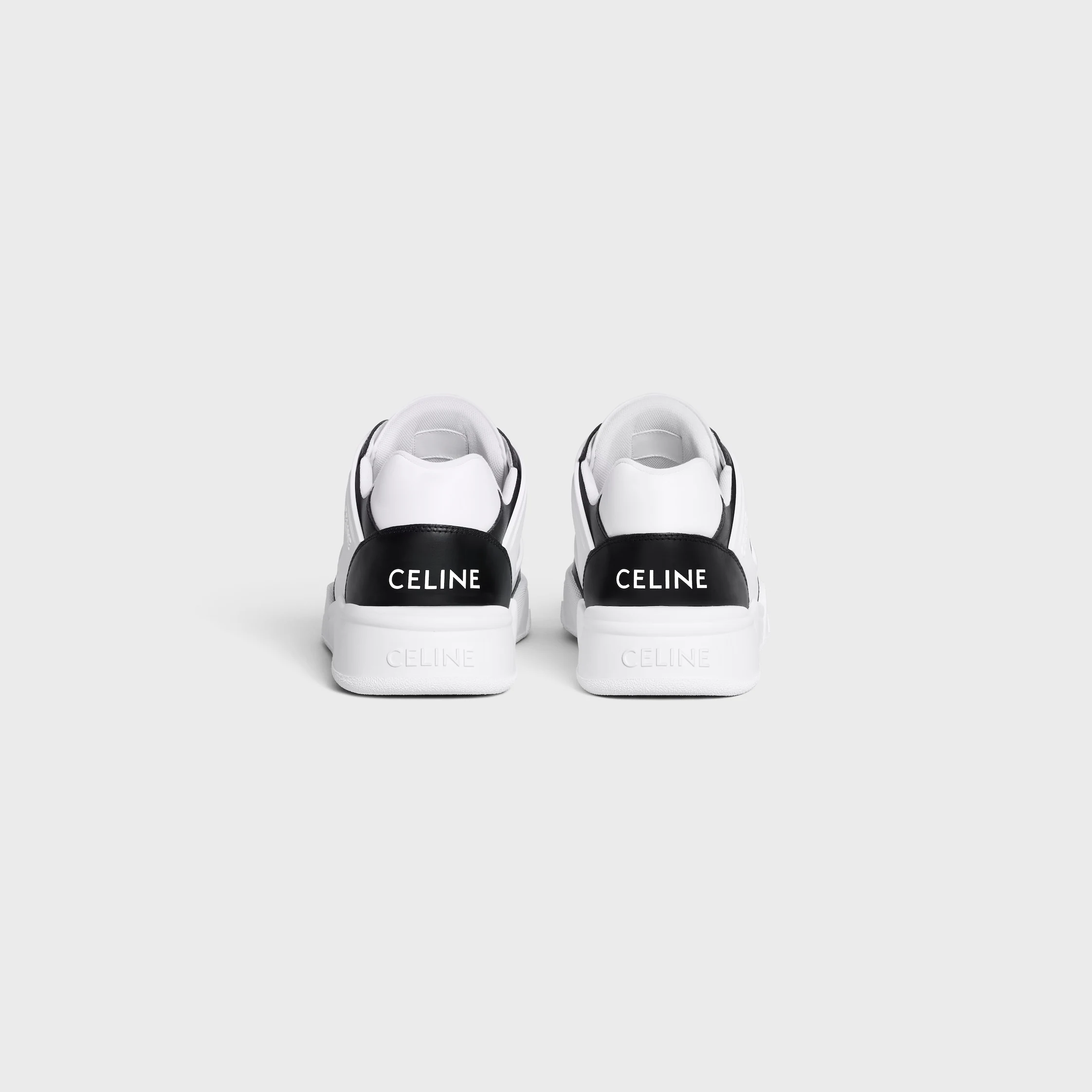 CELINE TRAINER CT-07 LOW LACE-UP SNEAKER in CALFSKIN
