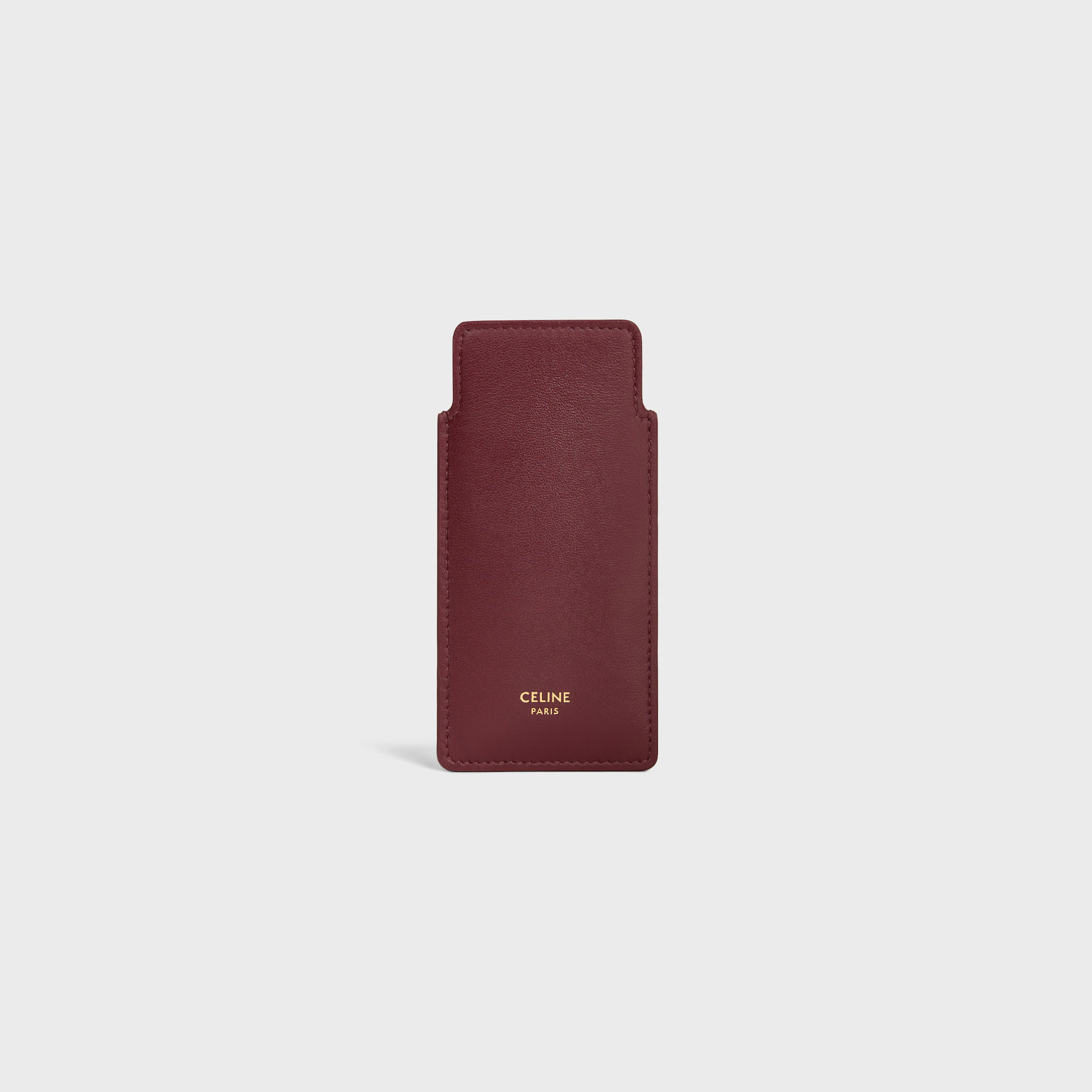 Small Hair Comb With Case in Smooth Calfskin