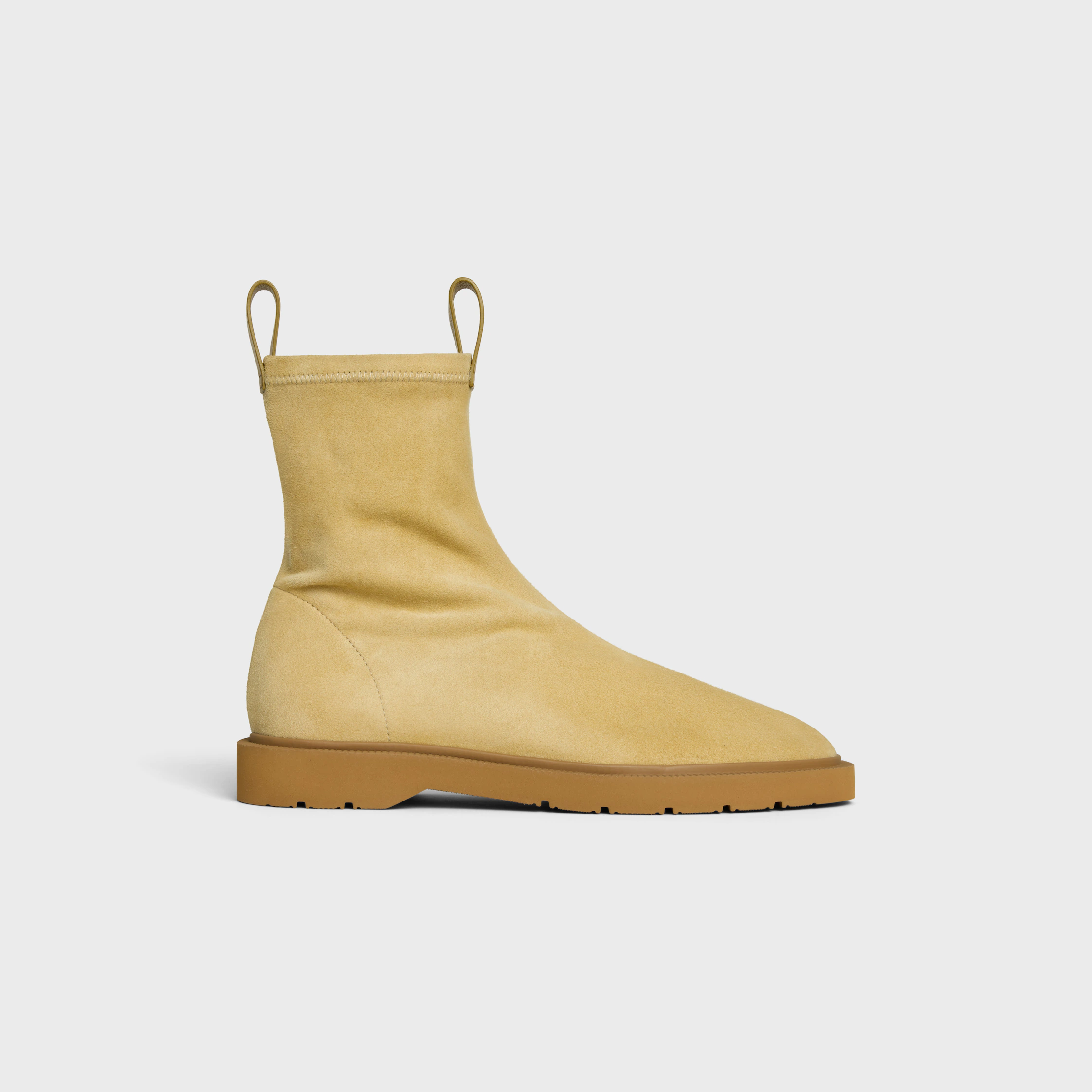 FLOW - ZIPPED BOOT IN Stretch Suede Lambskin
