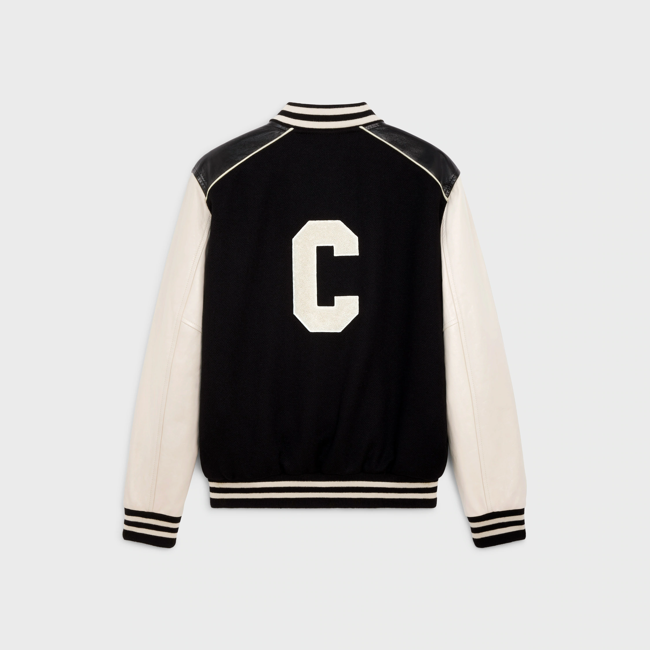 classic teddy jacket in textured wool
