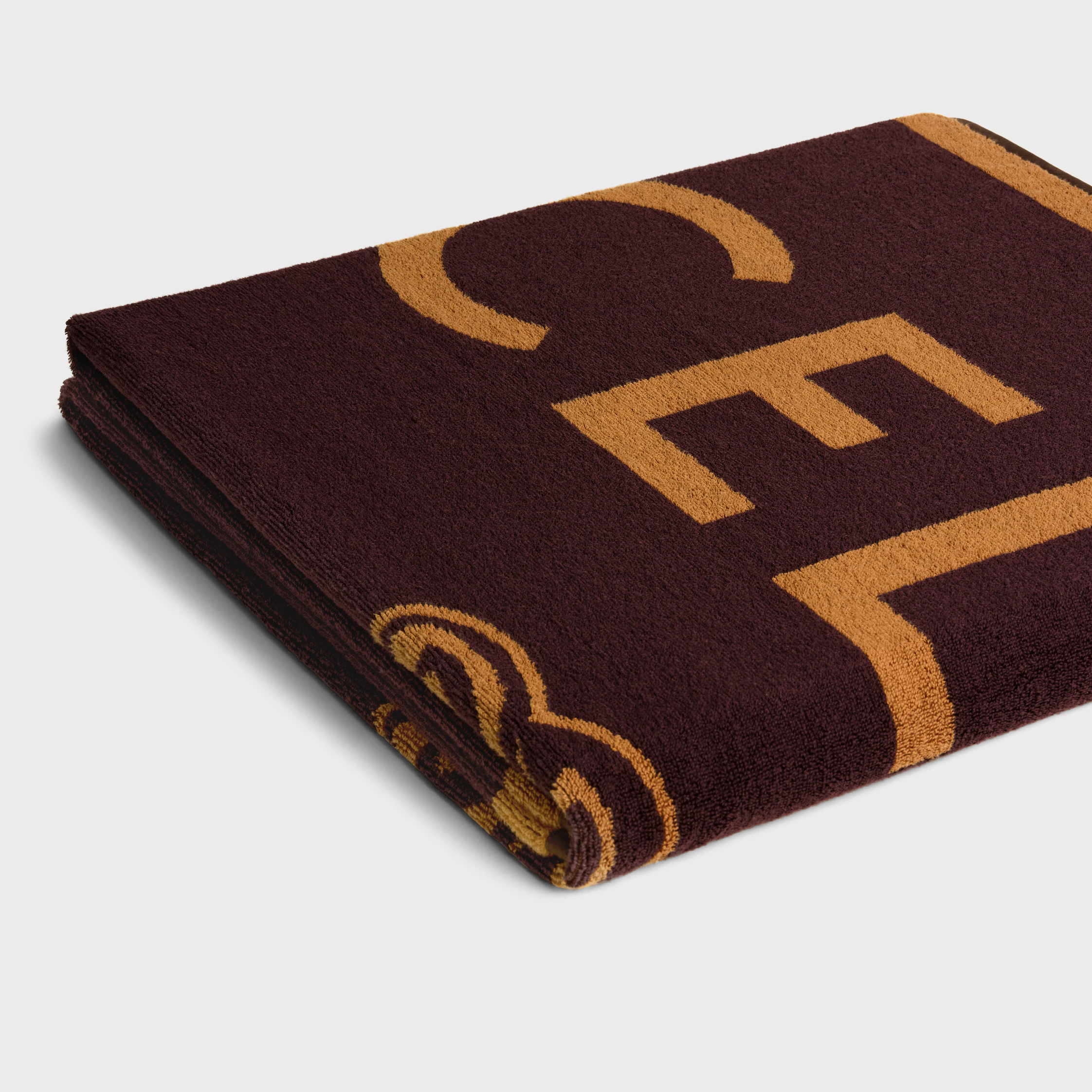 beach towel IN celine triomphe terry cotton