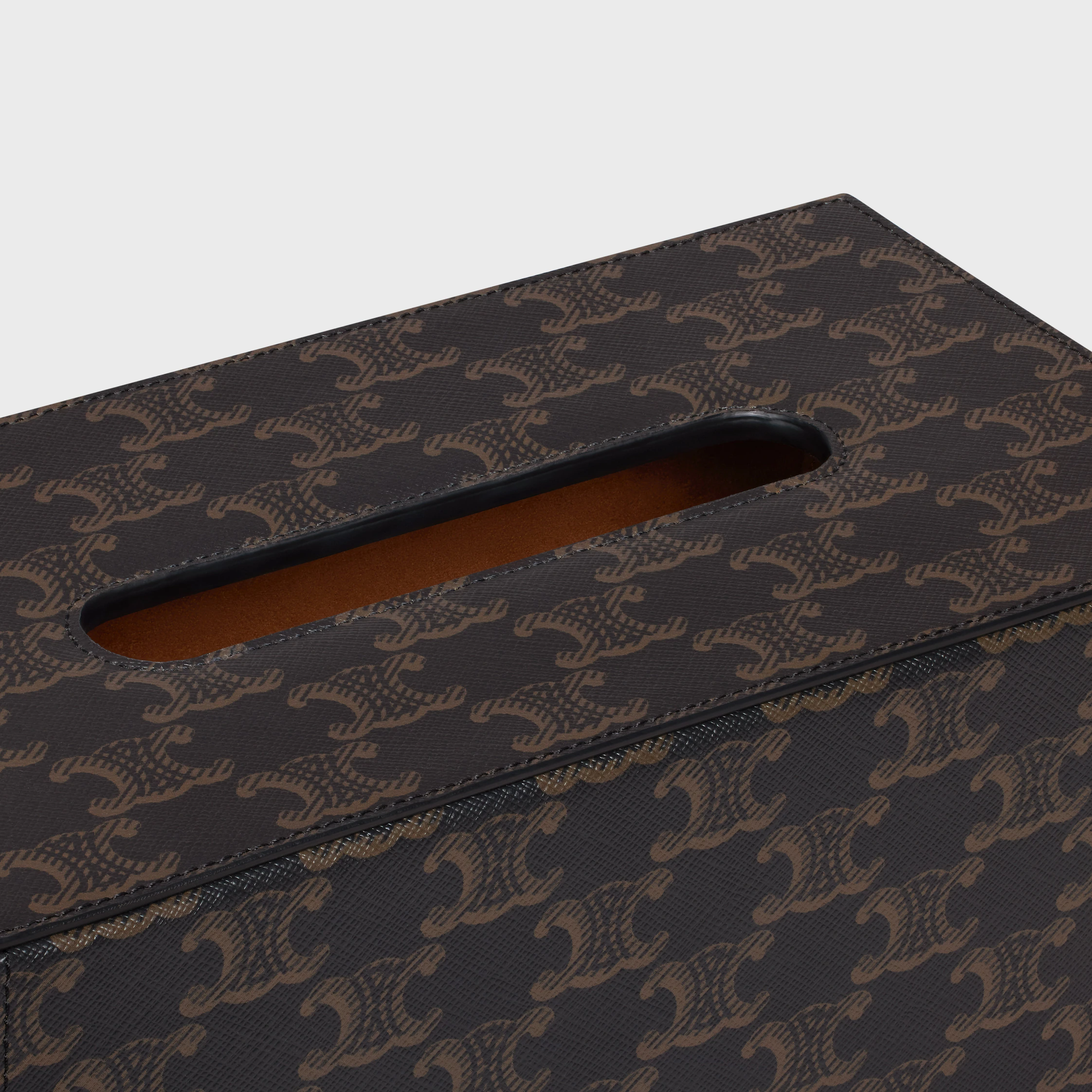 Rectangular tissue box in Triomphe Canvas