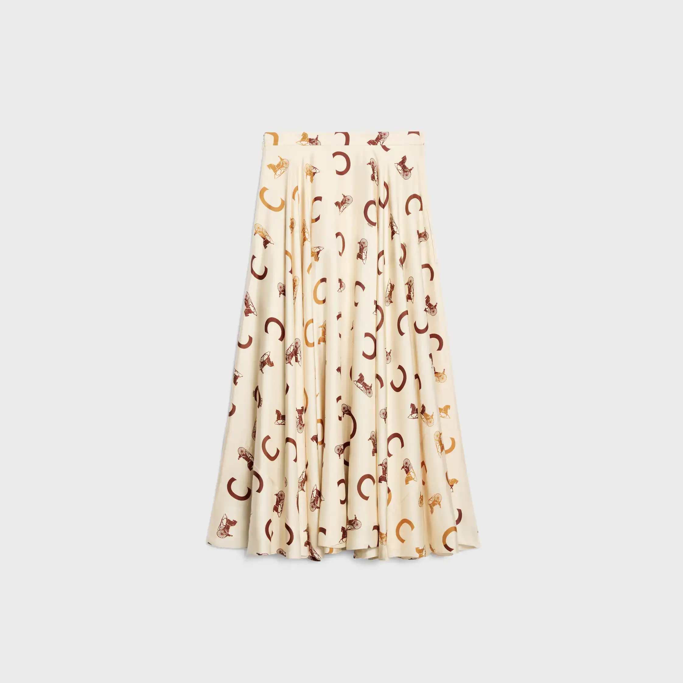 skirt IN silk twill
