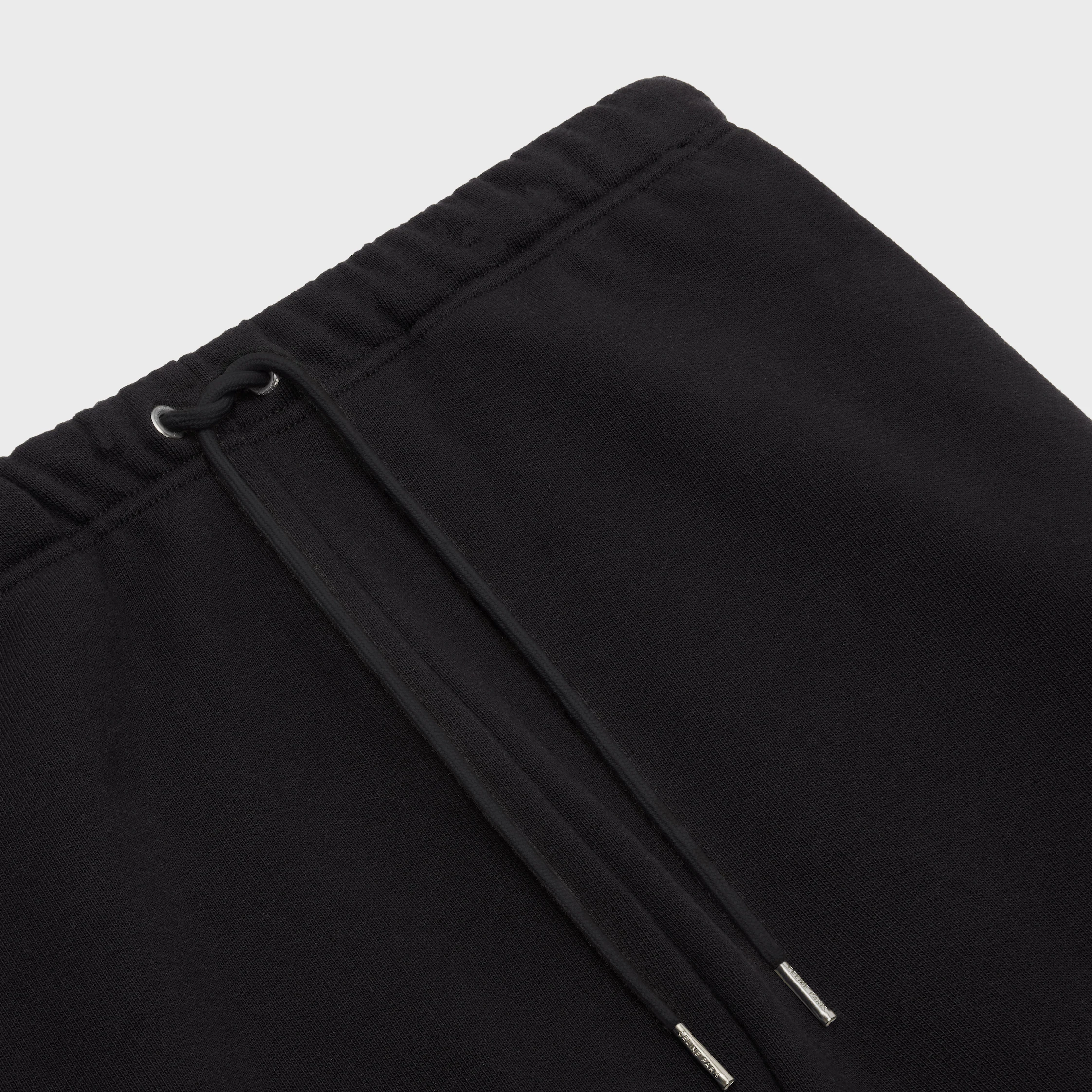 celine shorts in cotton fleece