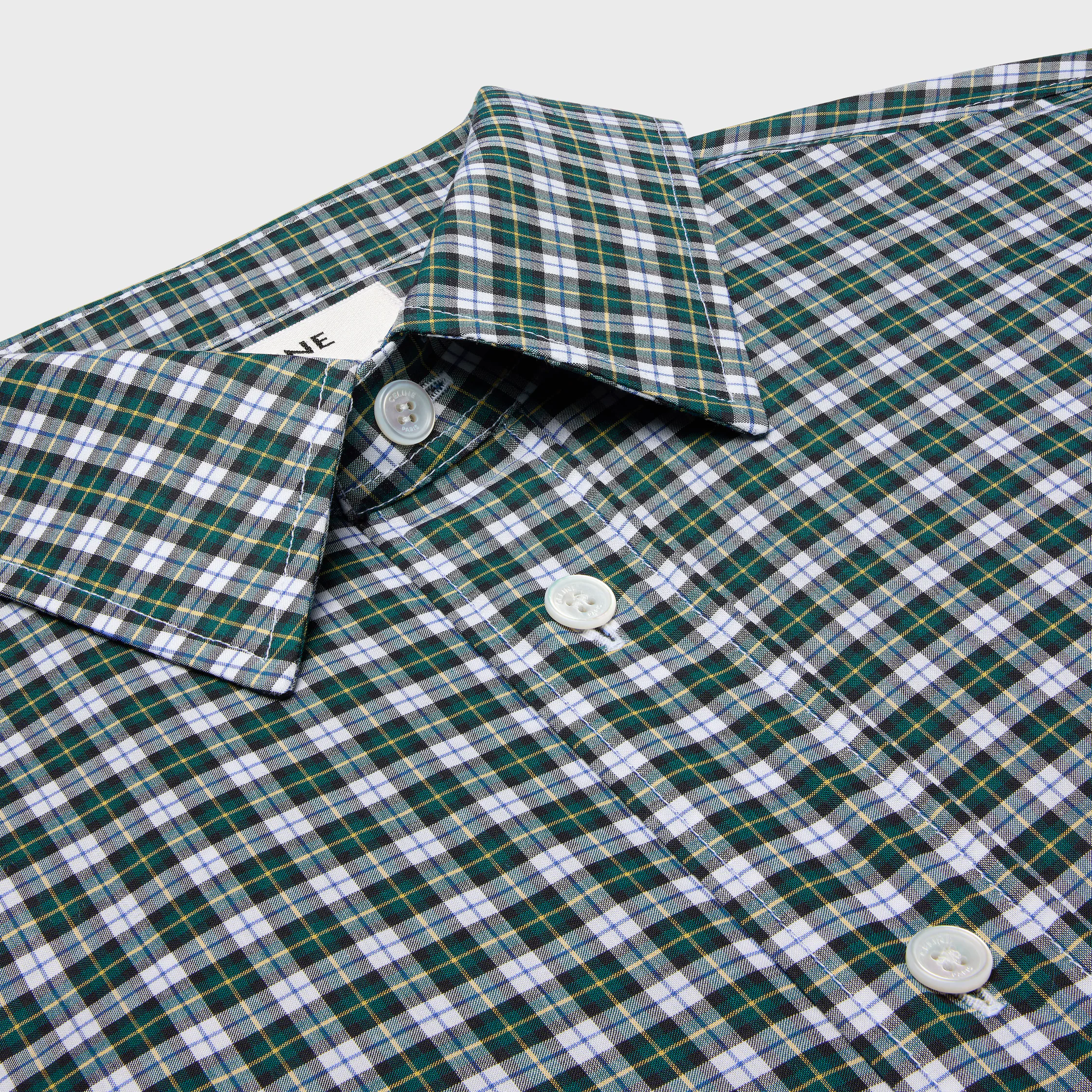 shirt IN tartan cotton cloth