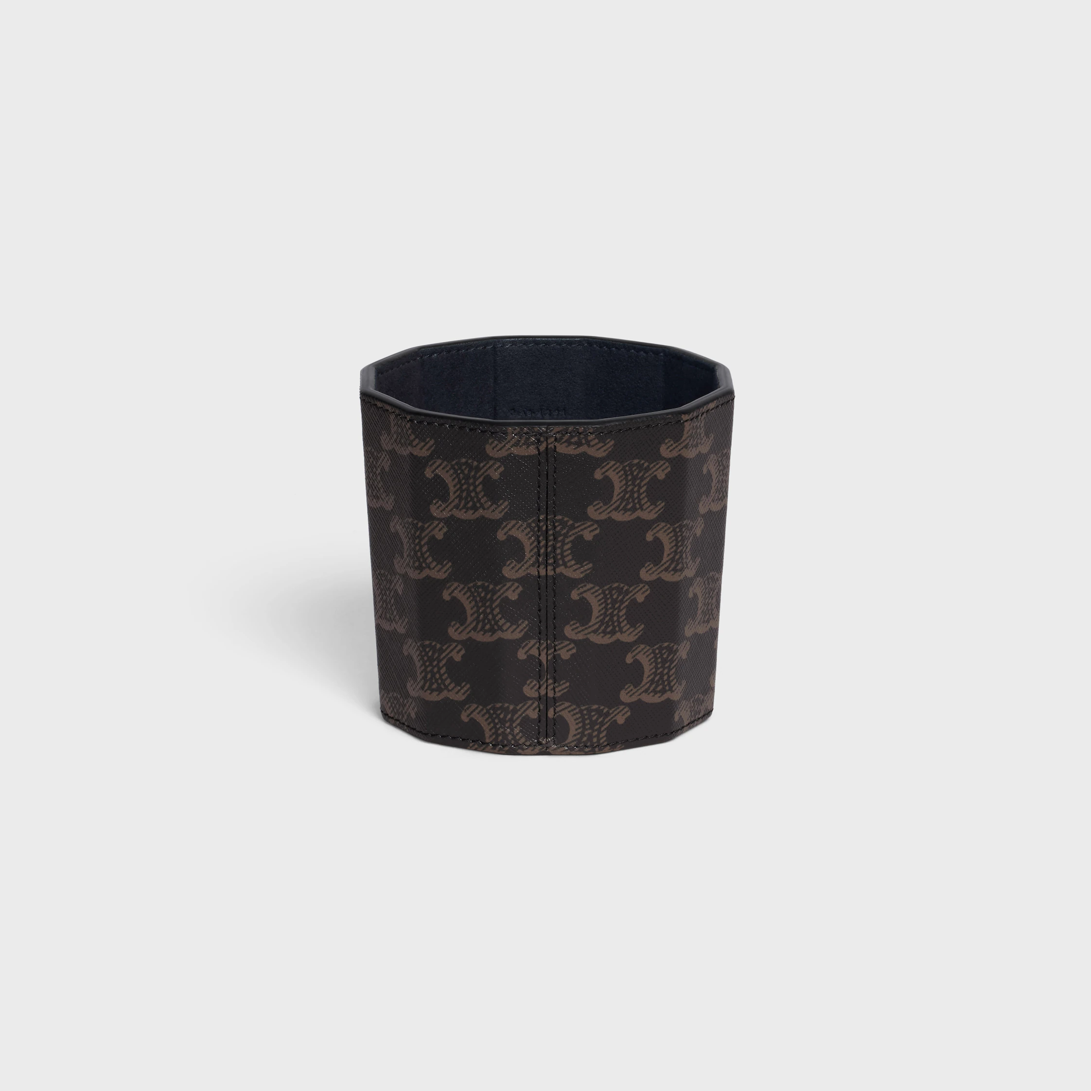 Candle Case in Triomphe Canvas and Calfskin