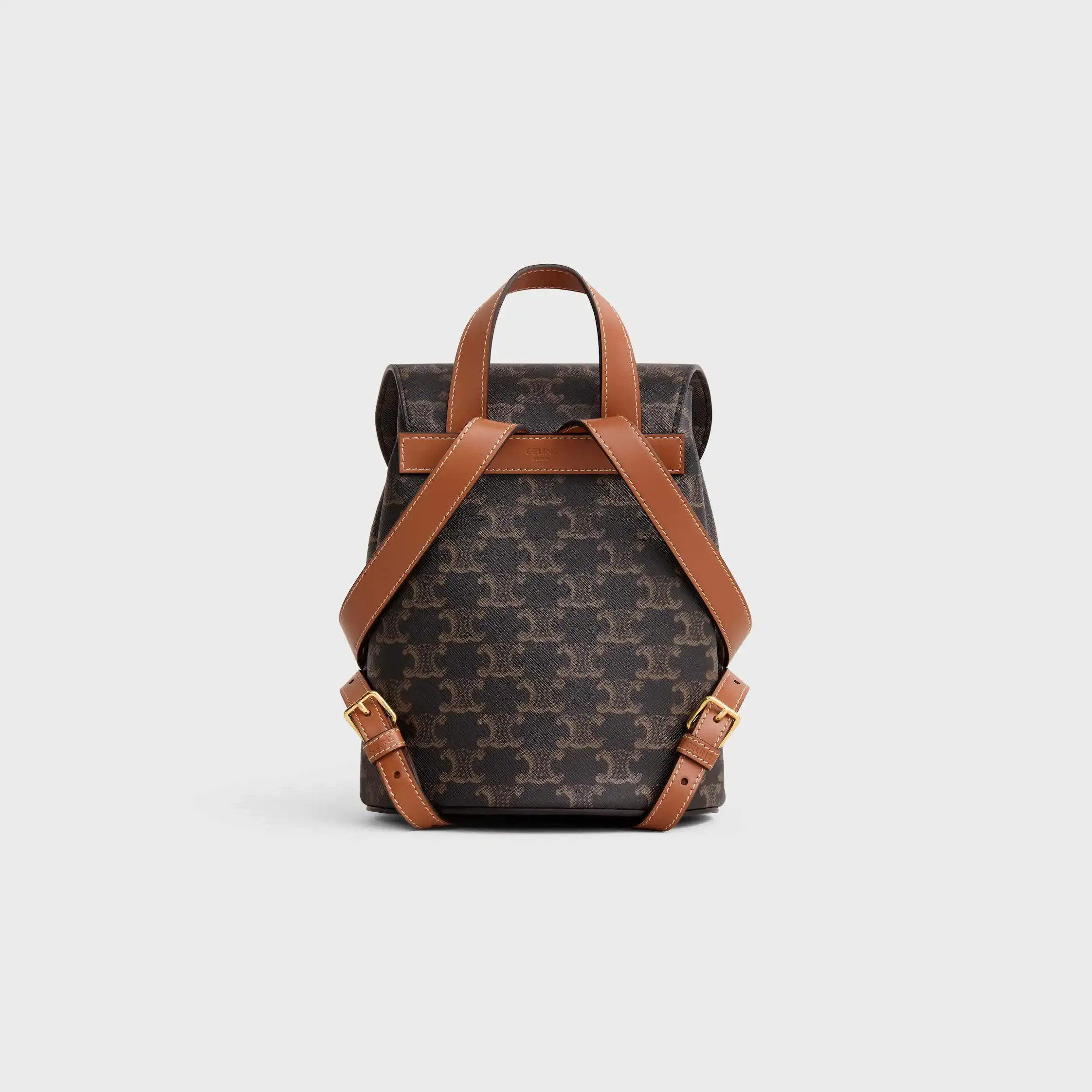 BACKPACK CELINE BONNIE IN Triomphe Canvas and calfskin