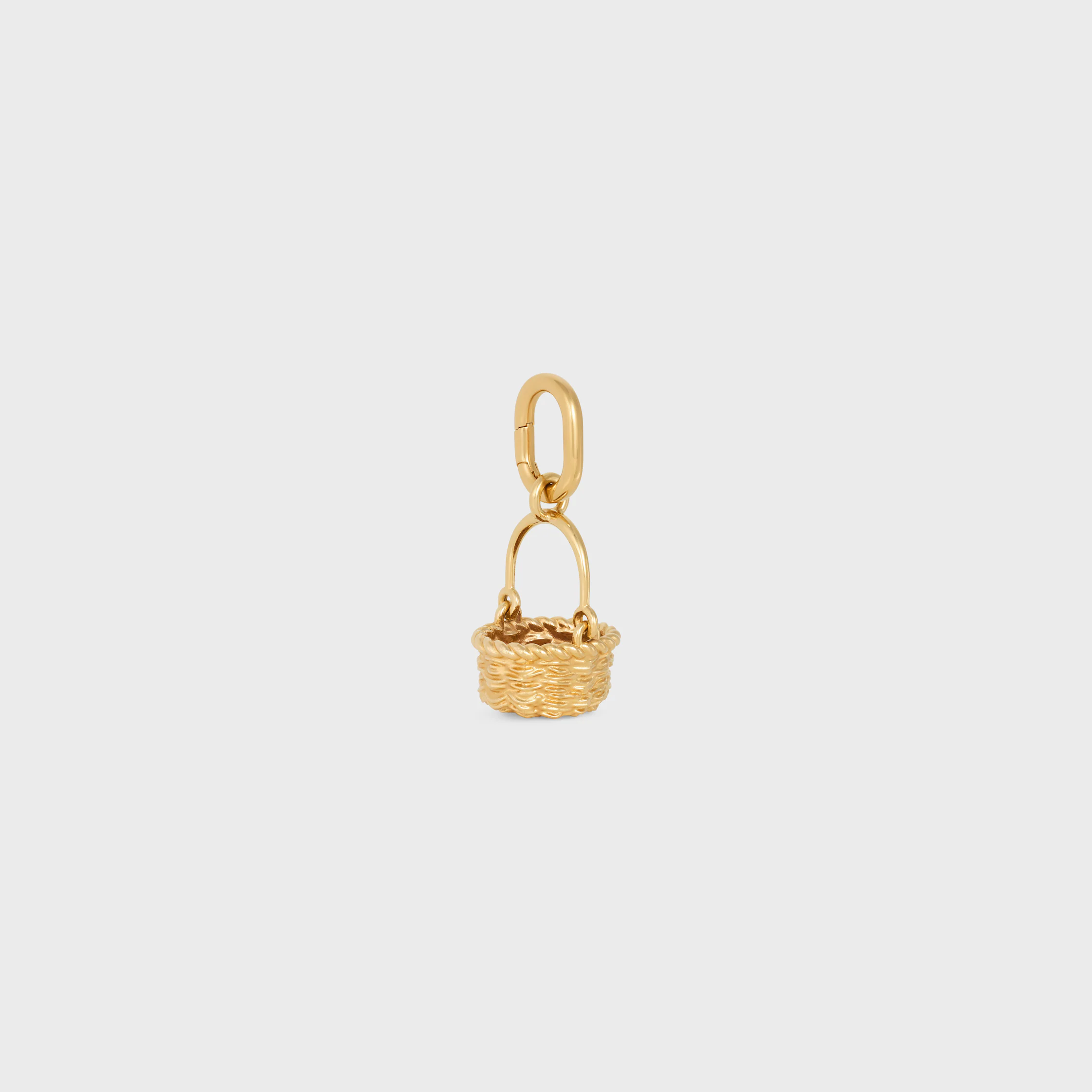 CHARMS PANIER IN BRASS WITH GOLD FINISH