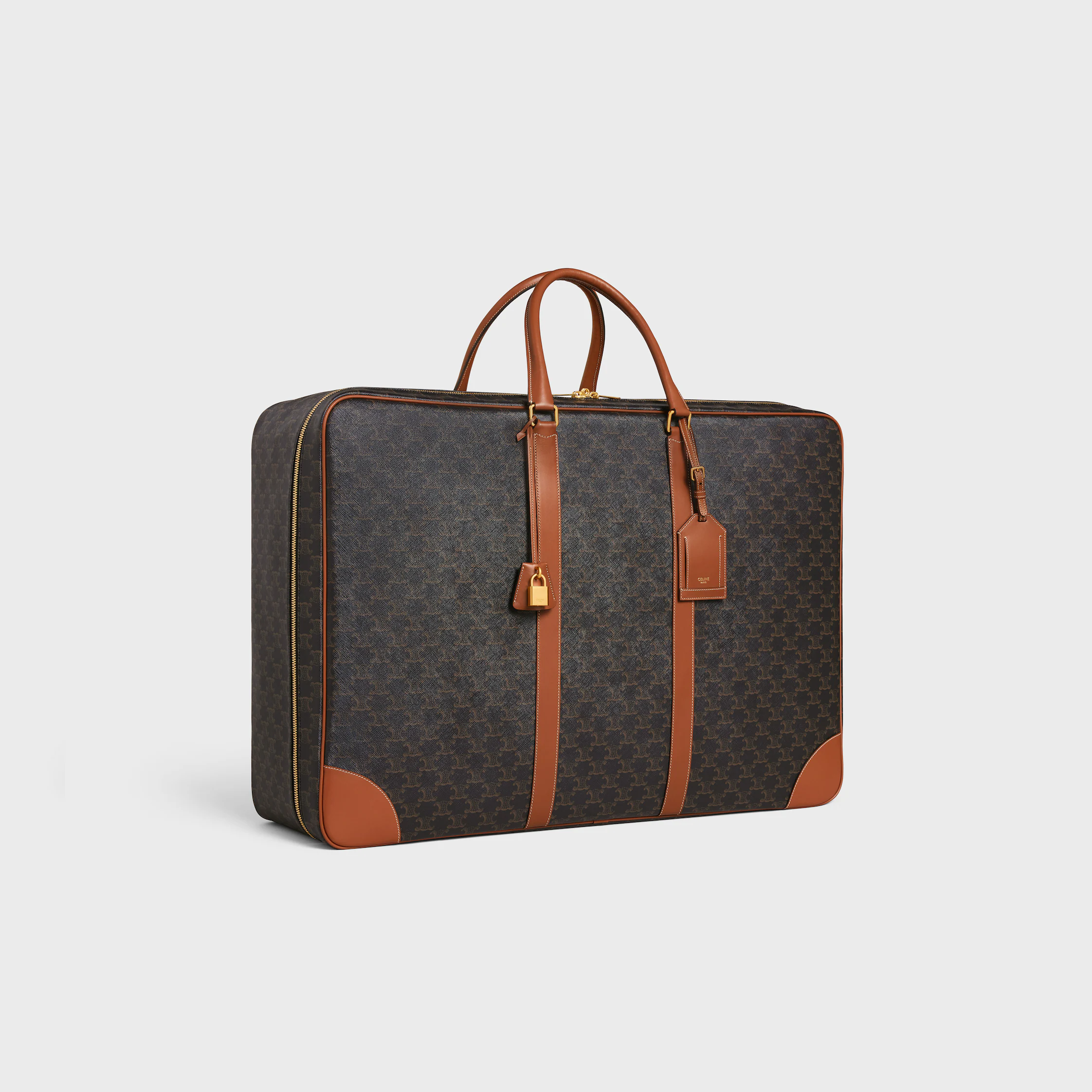 Soft Luggage 70 in Triomphe Canvas and Calfskin