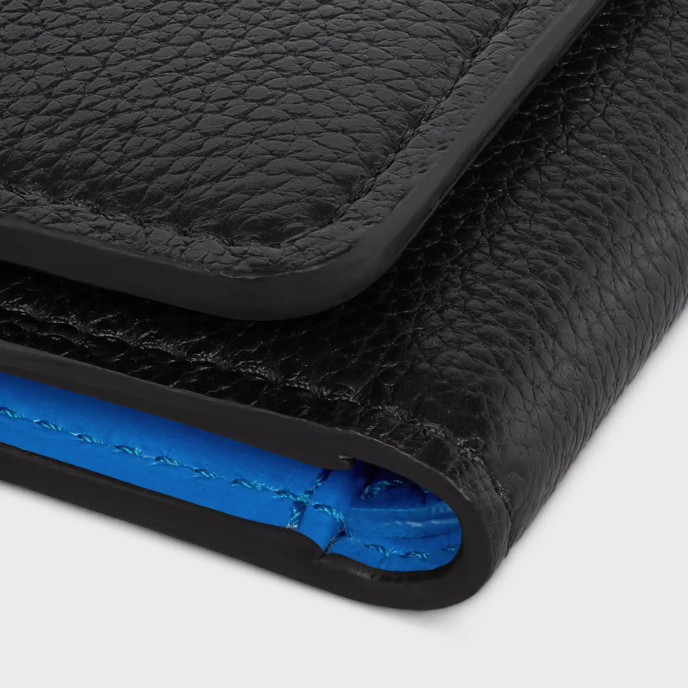 FINE WALLET TRIOMPHE STAMP IN SUPPLE GRAINED CALFSKIN