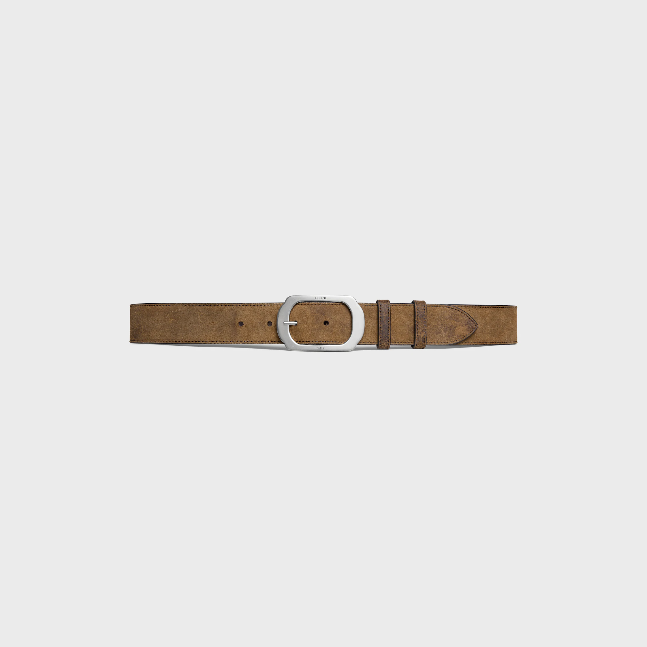 BC-21 35MM BELT IN Suede Calfskin with waxed effect