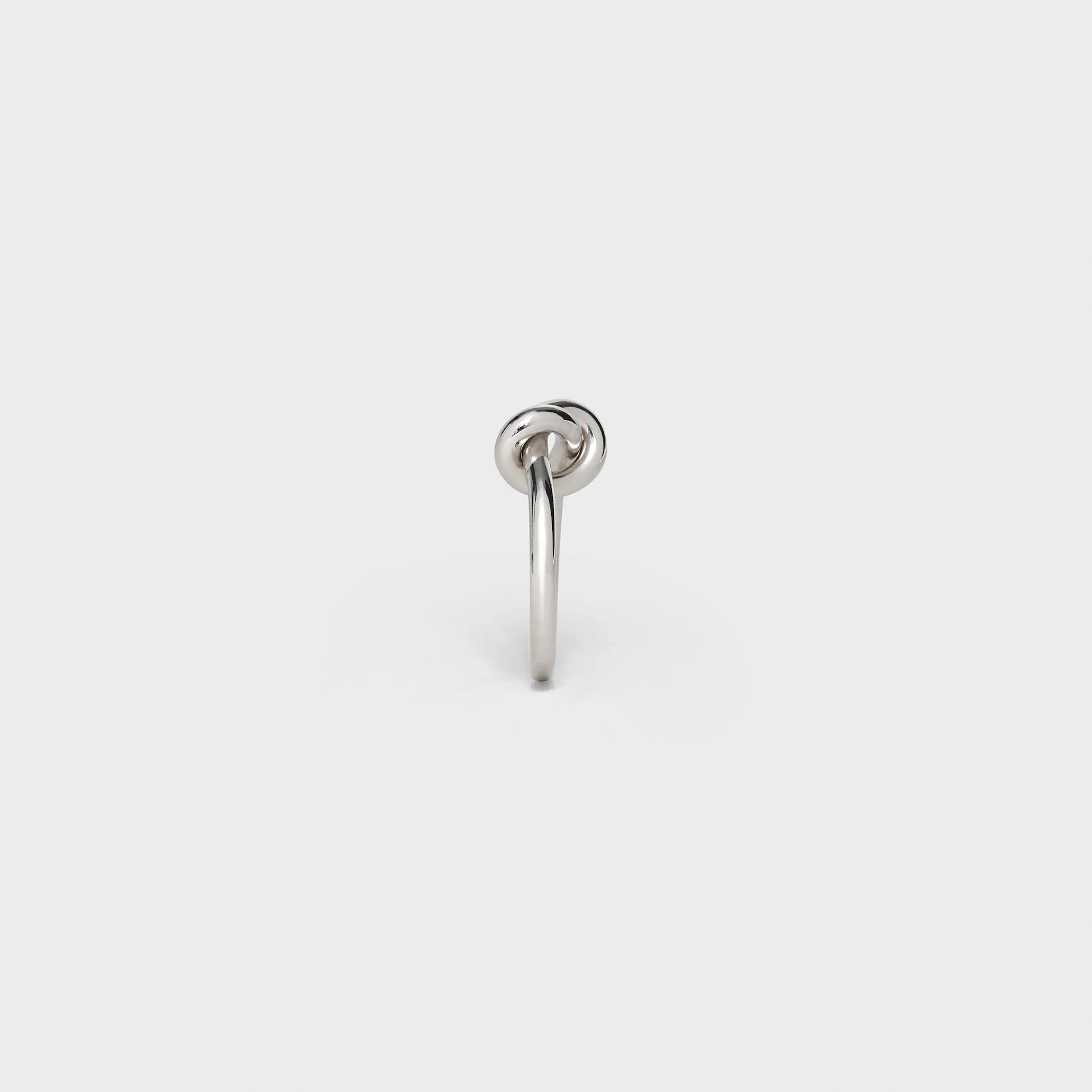 Knot Ring in Brass with Rhodium finish