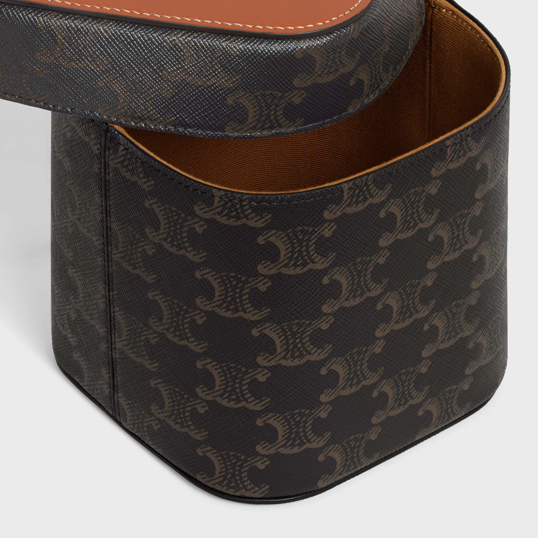 Medium Box in Triomphe Canvas and Calfskin