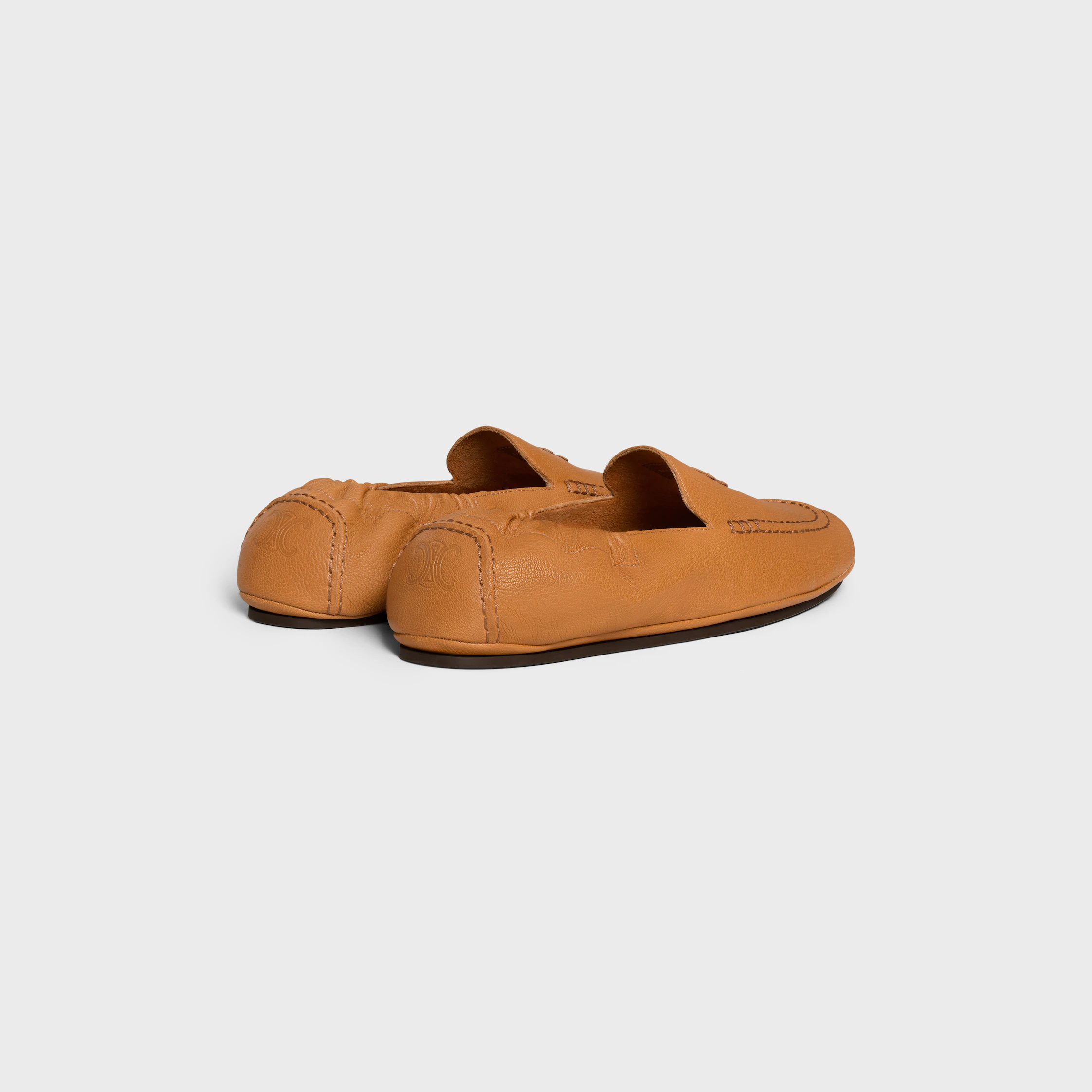 ADAM LOAFER WITH TRIOMPHE IN GOATSKIN