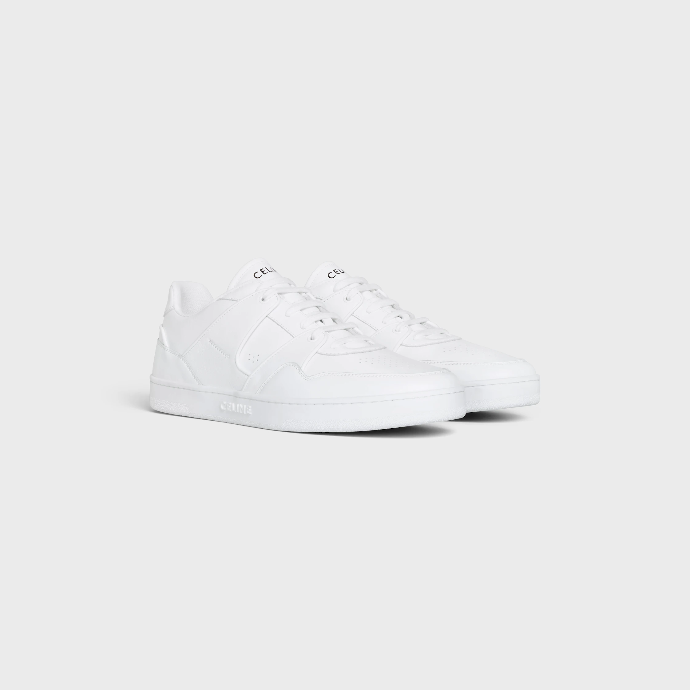 CELINE TRAINER CT-04 LOW LACE-UP SNEAKER in CALFSKIN
