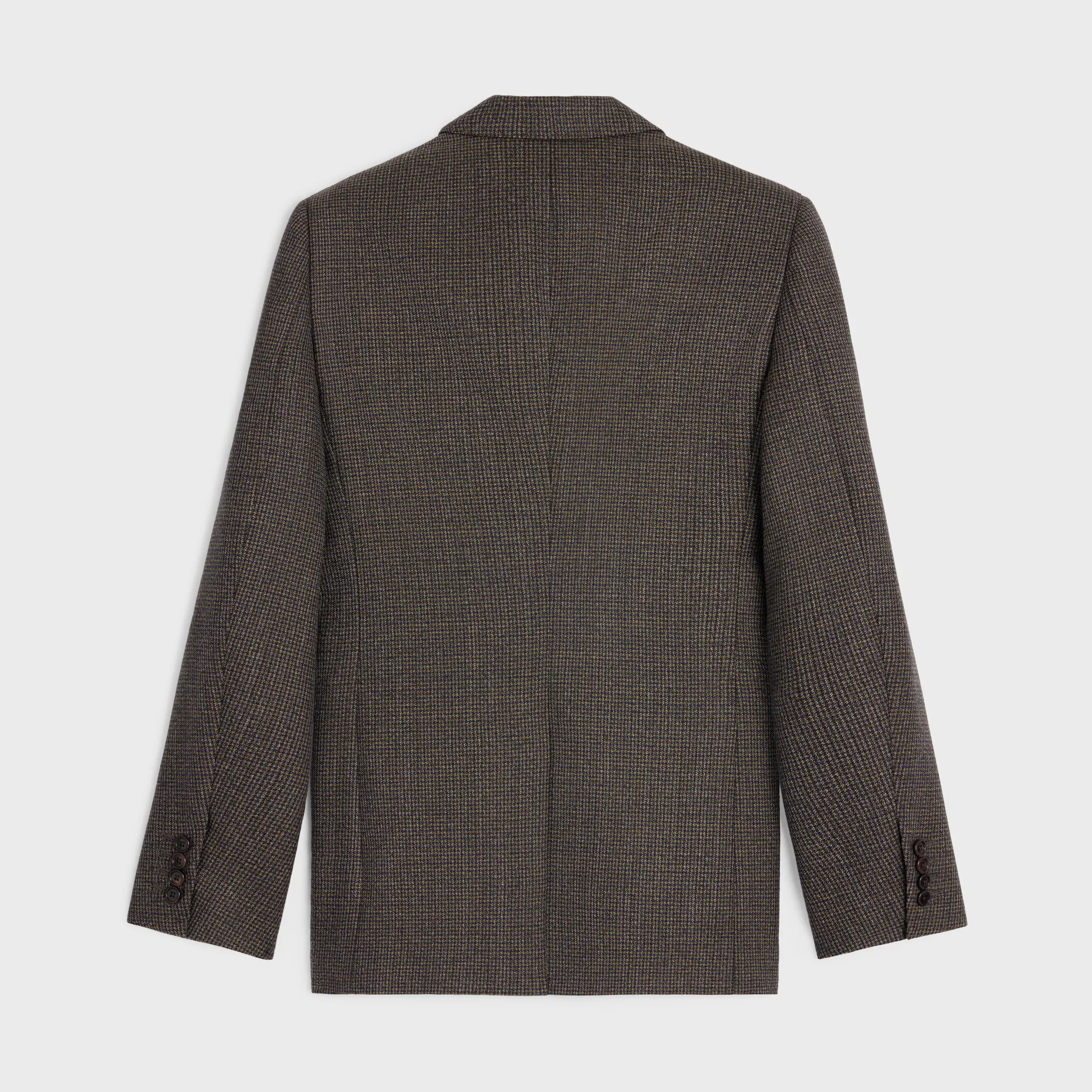 classic jacket IN MICRO HOUNDSTOOTH WOOL
