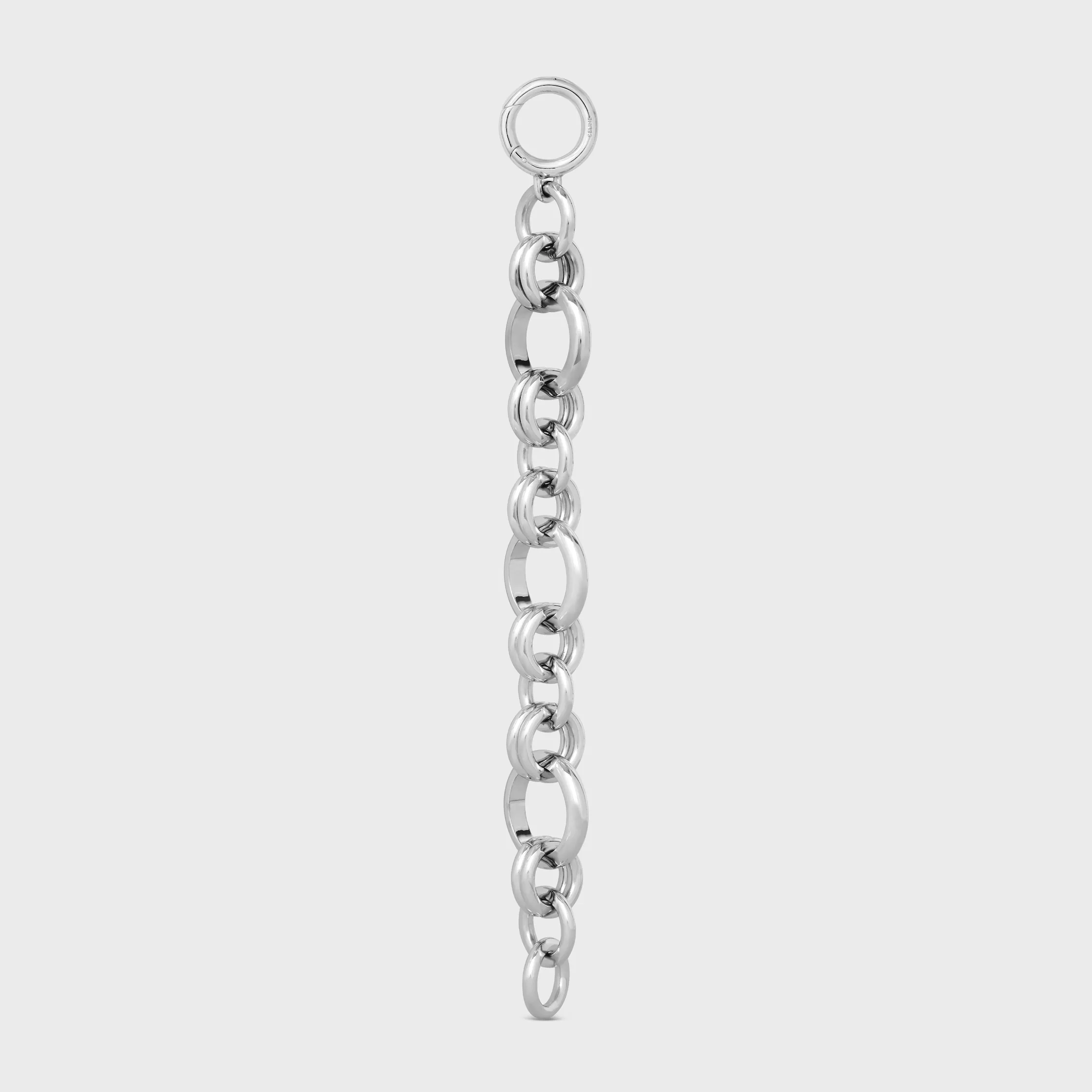 CHARMS HERITAGE CHUNKY BRACELET IN BRASS WITH RHODIUM FINISH
