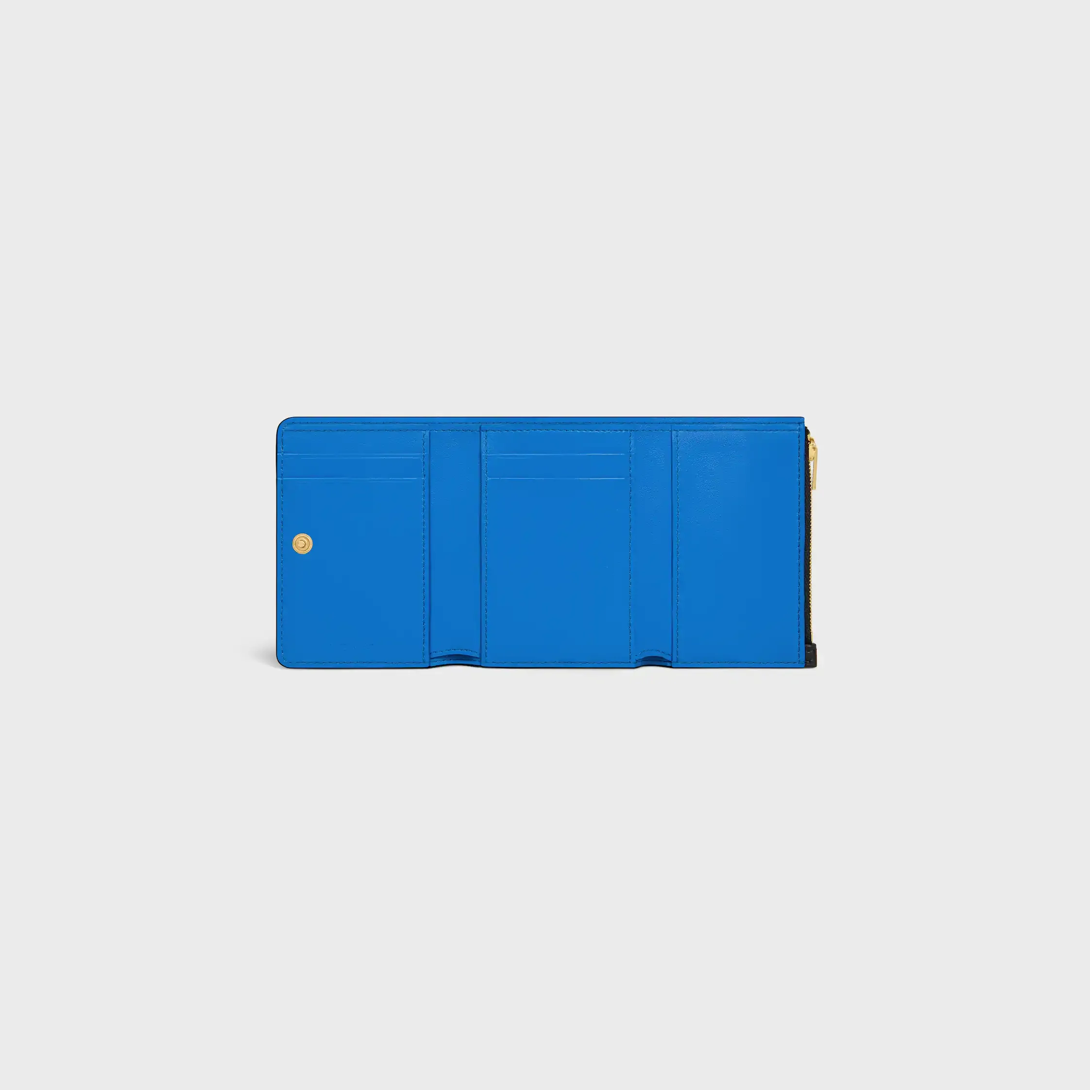 FINE WALLET TRIOMPHE STAMP IN SUPPLE GRAINED CALFSKIN