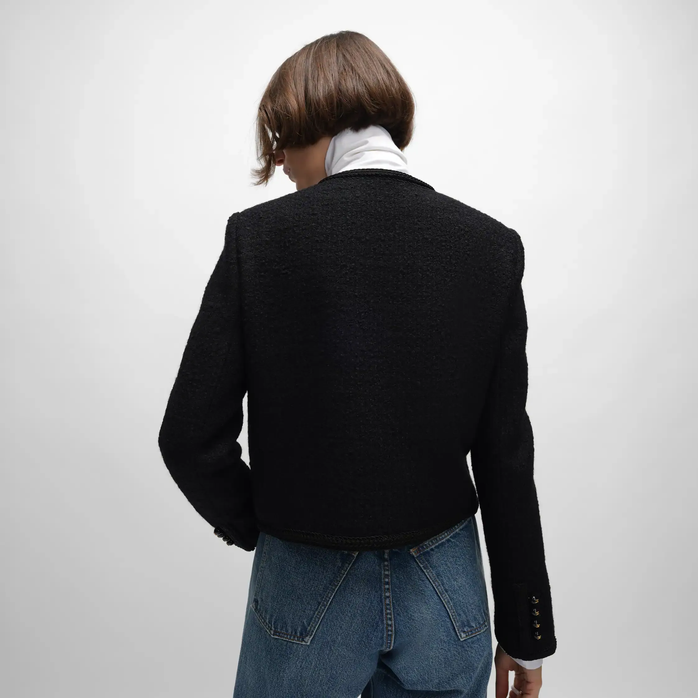 chasseur jacket IN wool natté