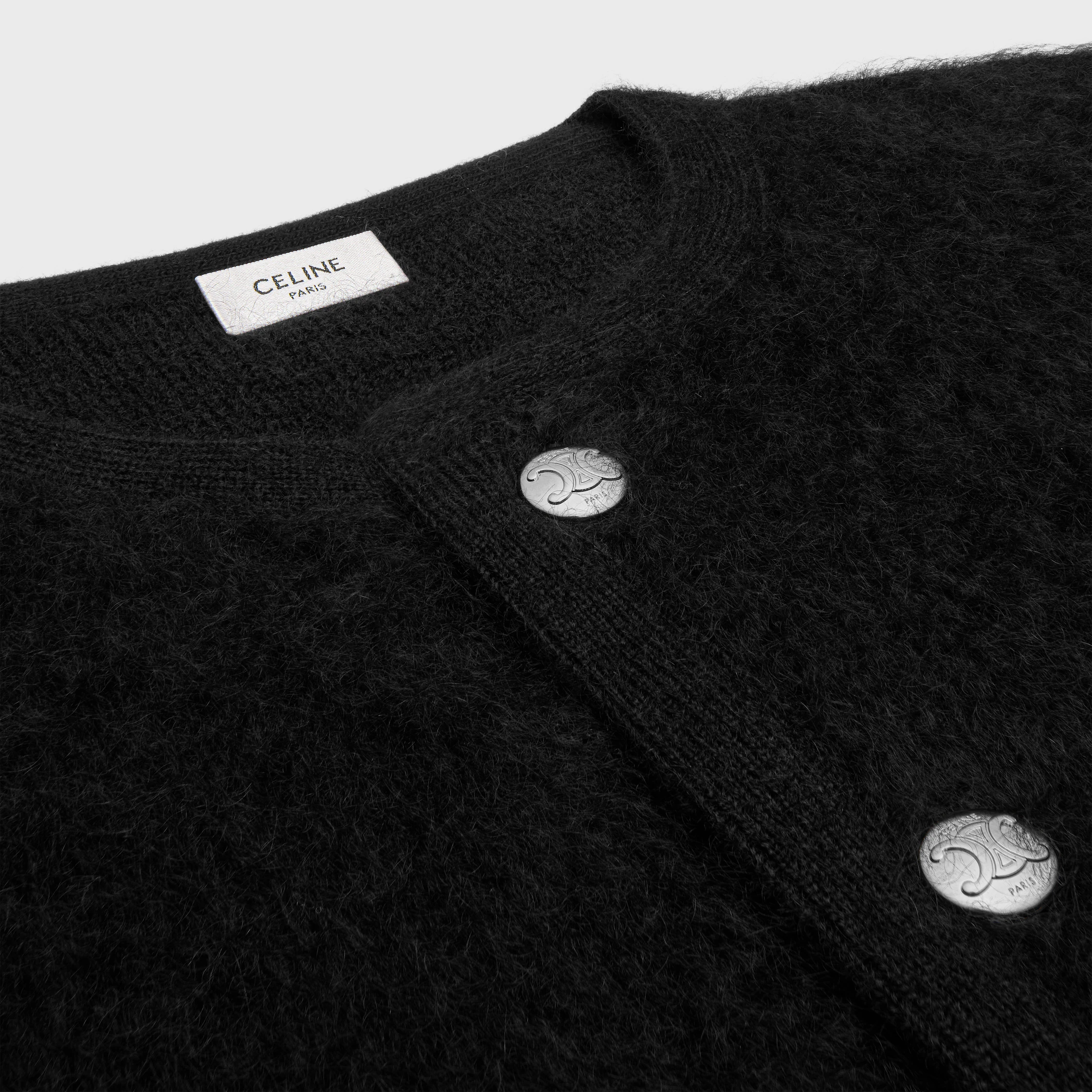 cardigan IN brushed mohair