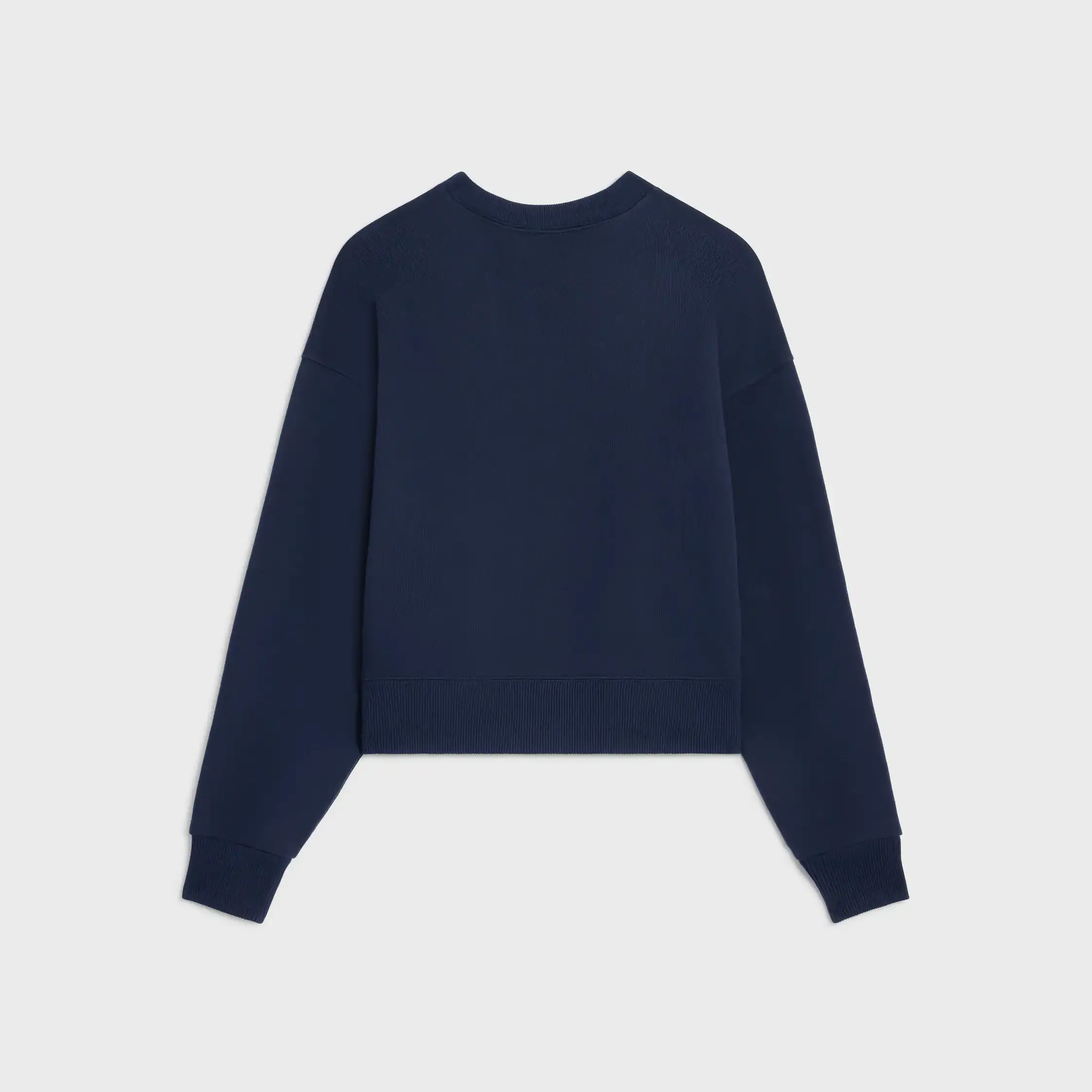 loose sweatshirt IN cotton fleece