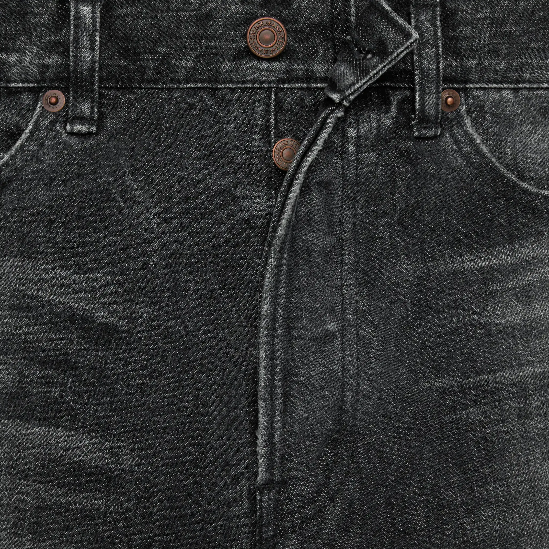 wesley jeans in black ice rinse wash denim