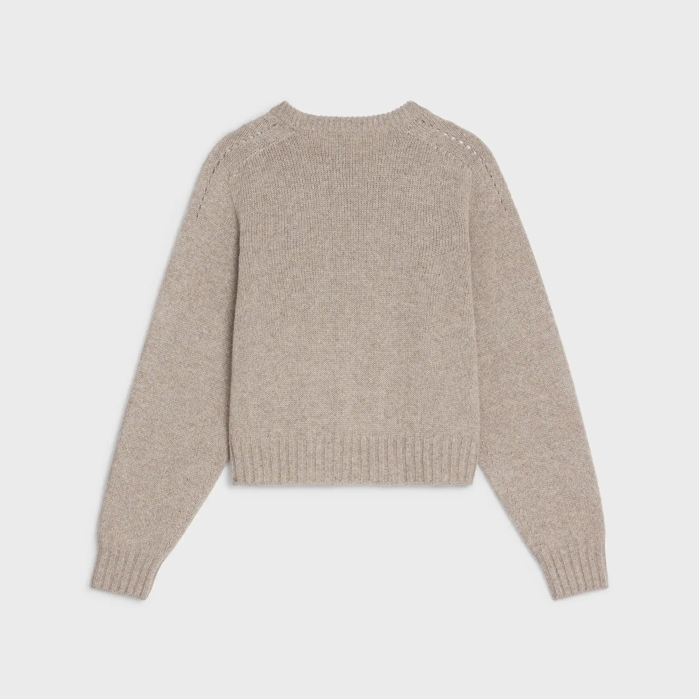 CREW NECK SWEATER IN SEAMLESS CASHMERE