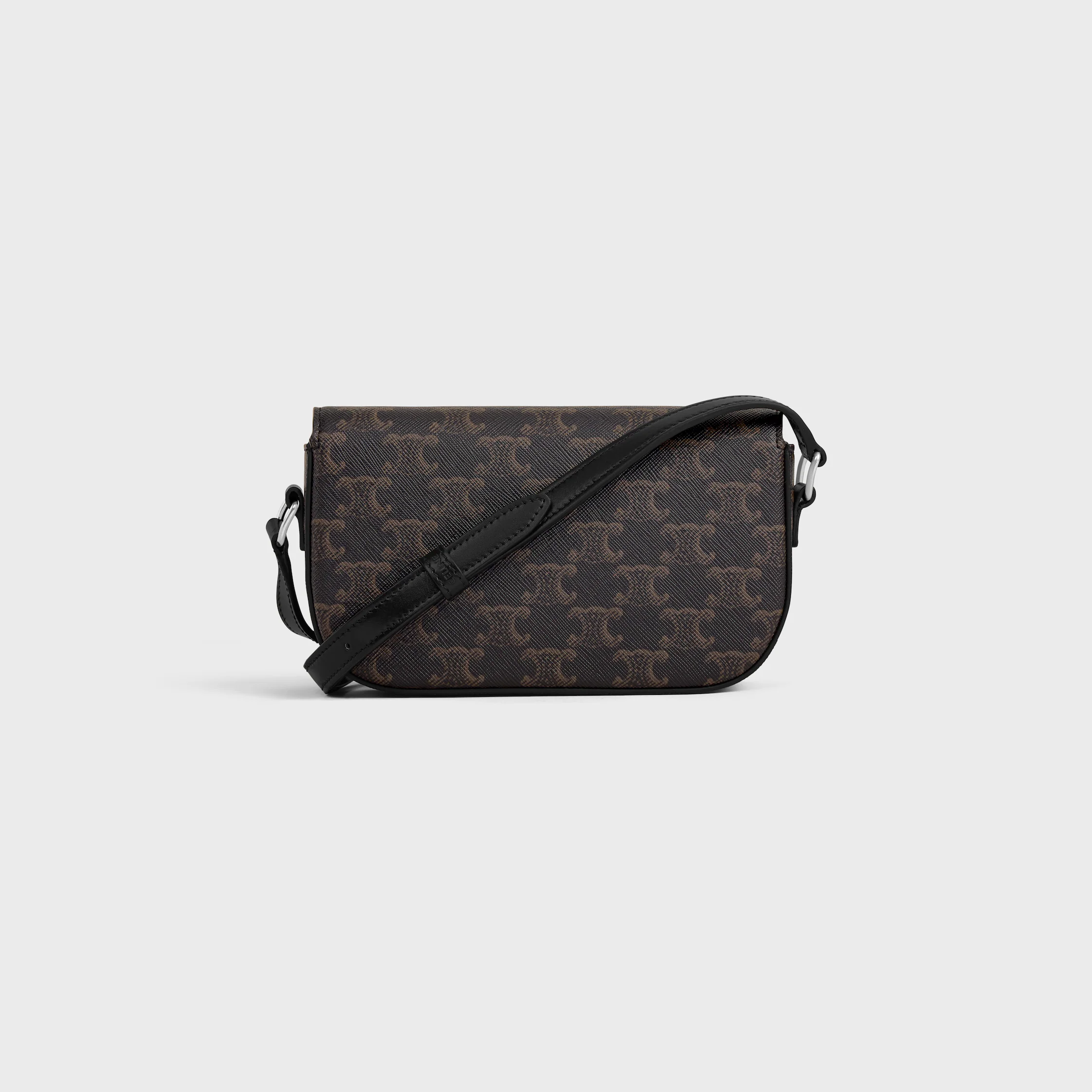 SMALL CROSSBODY BAG TRIOMPHE IN TRIOMPHE CANVAS AND CALFSKIN