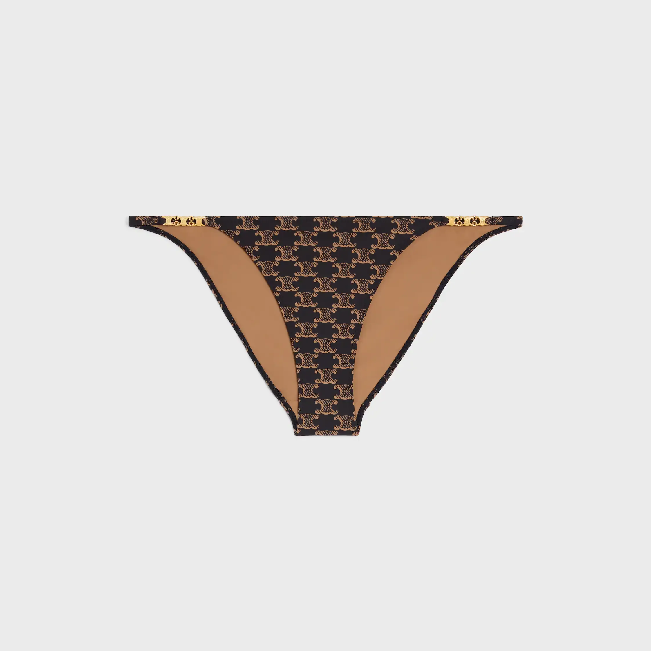 SWIMSUIT BOTTOM IN MONOGRAM JERSEY