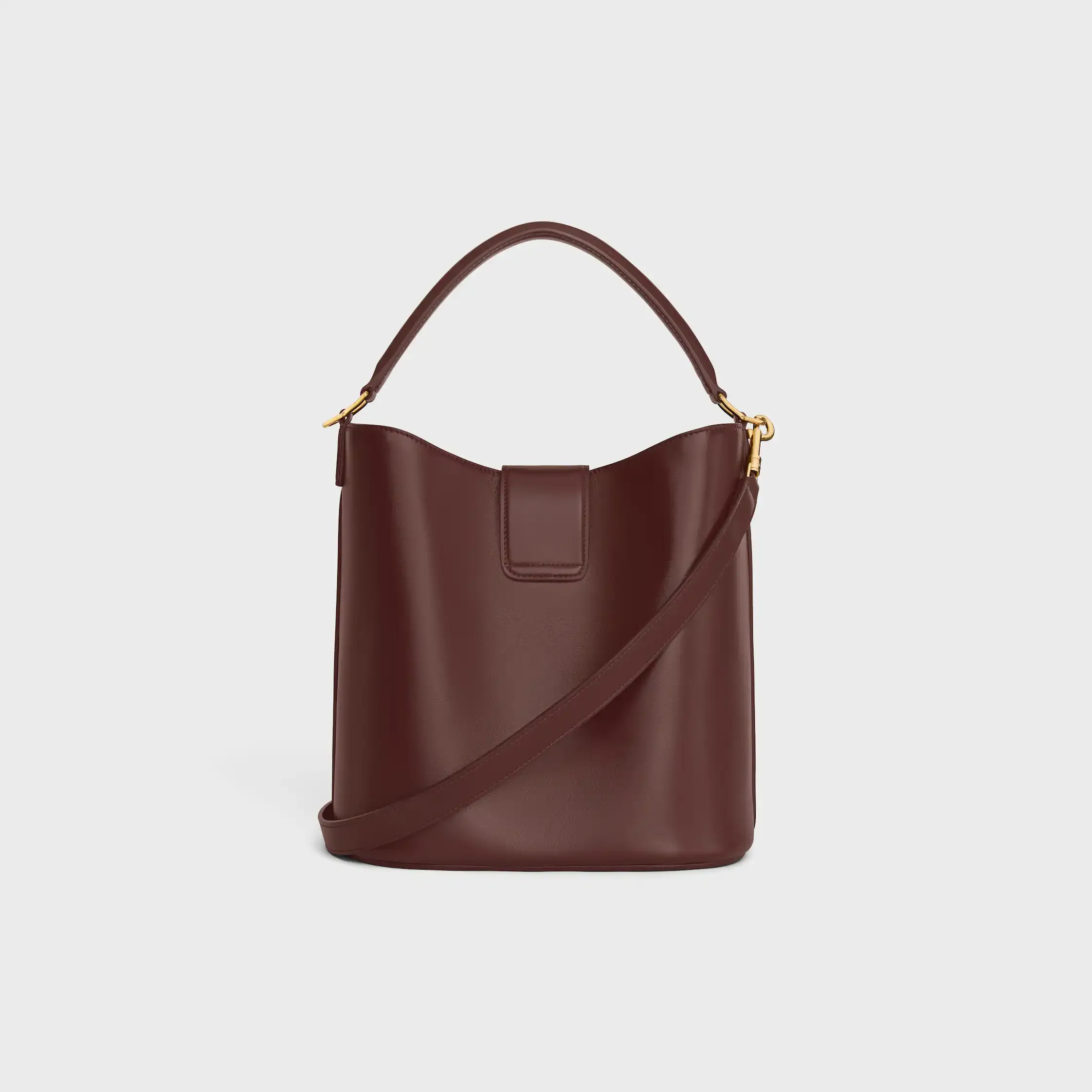 MEDIUM BUCKET LOUISE IN SMOOTH CALFSKIN