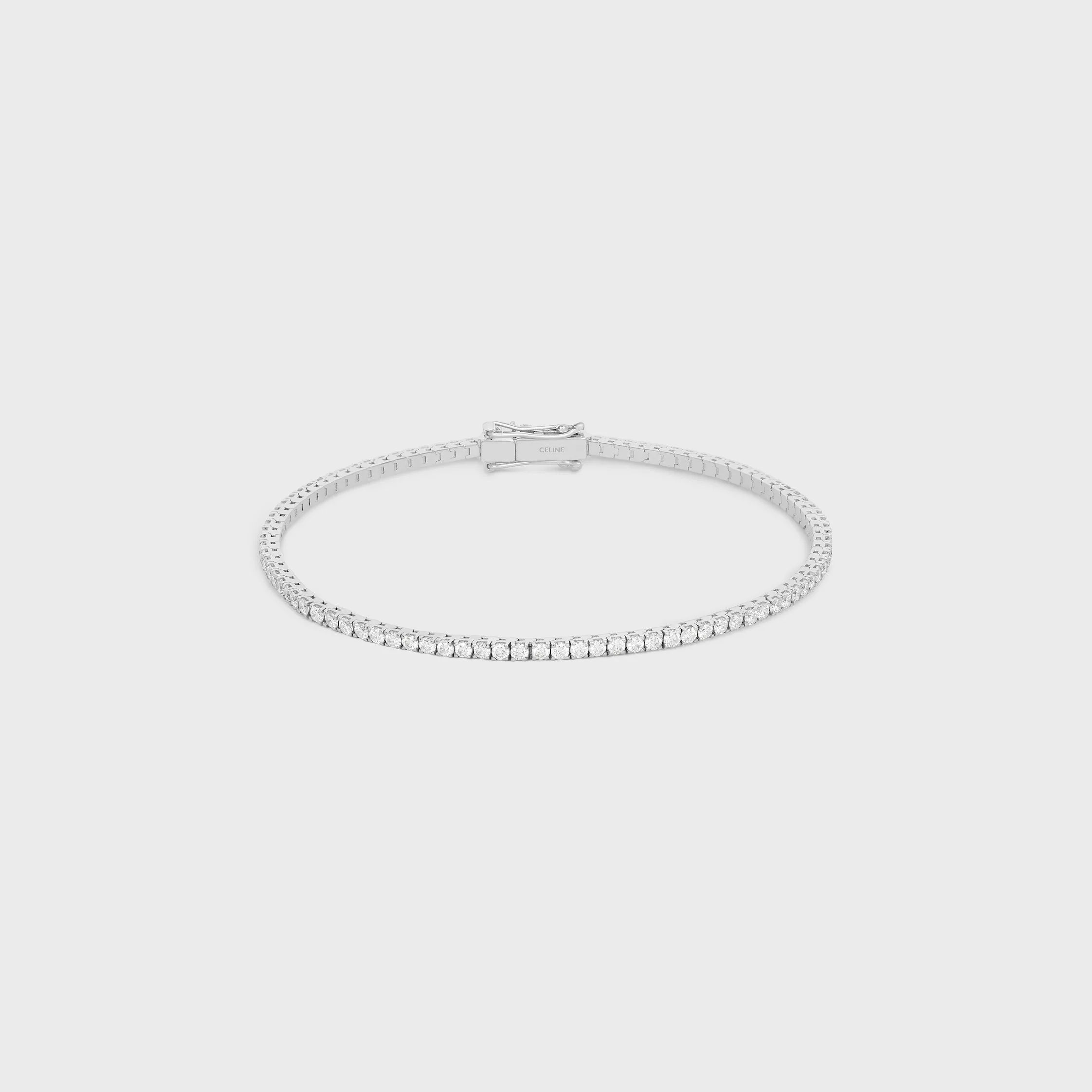 Tennis Bracelet in White Gold and Diamonds
